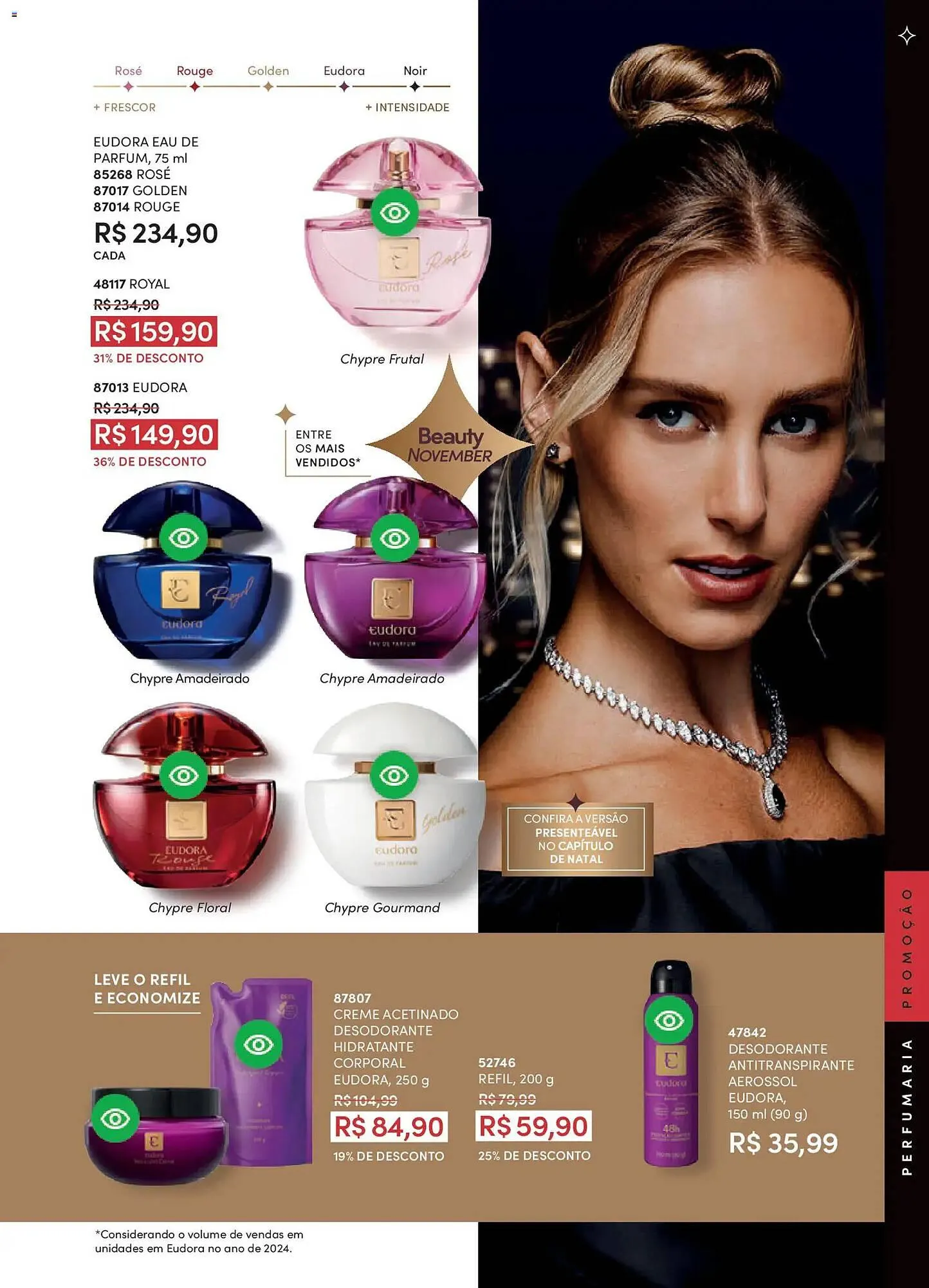 Encarte de Catálogo Eudora 29 de outubro até 27 de novembro 2025 - Pagina 50