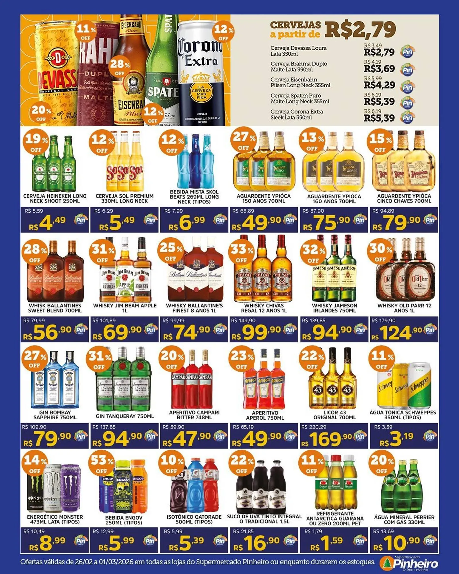 Encarte de Encarte Pinheiro Supermercado 26 de fevereiro até 1 de março 2026 - Pagina 3