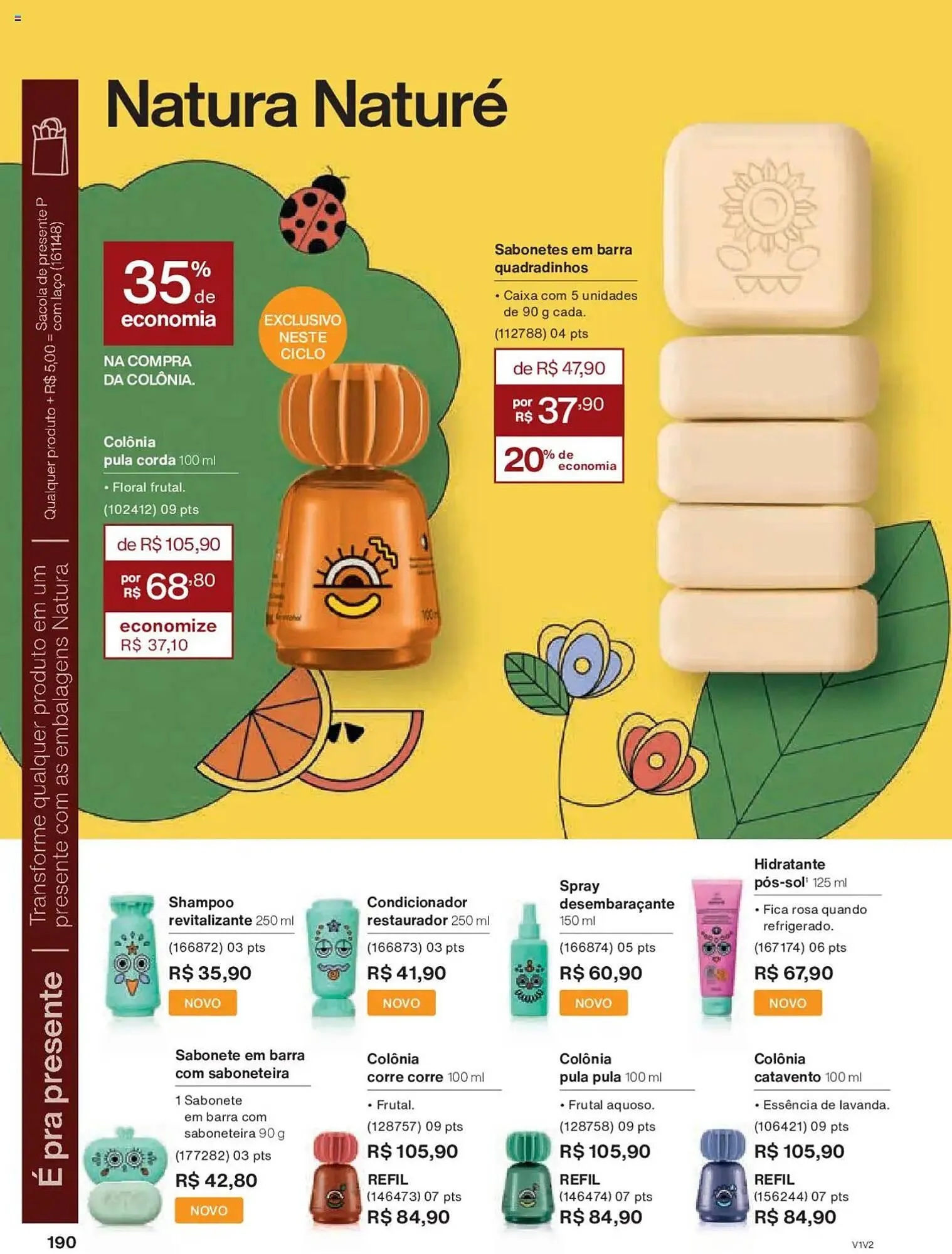 Encarte de Catálogo Natura 14 de outubro até 4 de novembro 2025 - Pagina 190