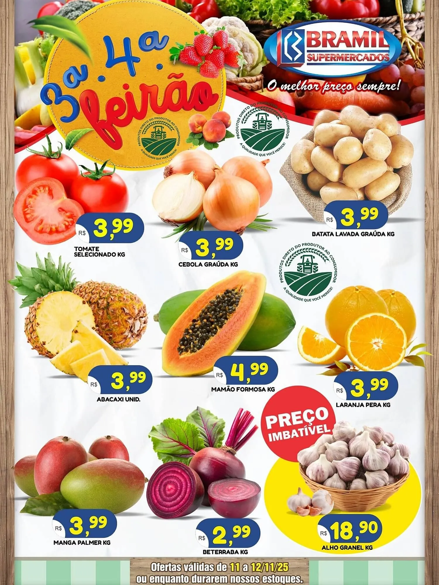 Encarte de Encarte Bramil Supermercados 11 de novembro até 12 de novembro 2025 - Pagina 1