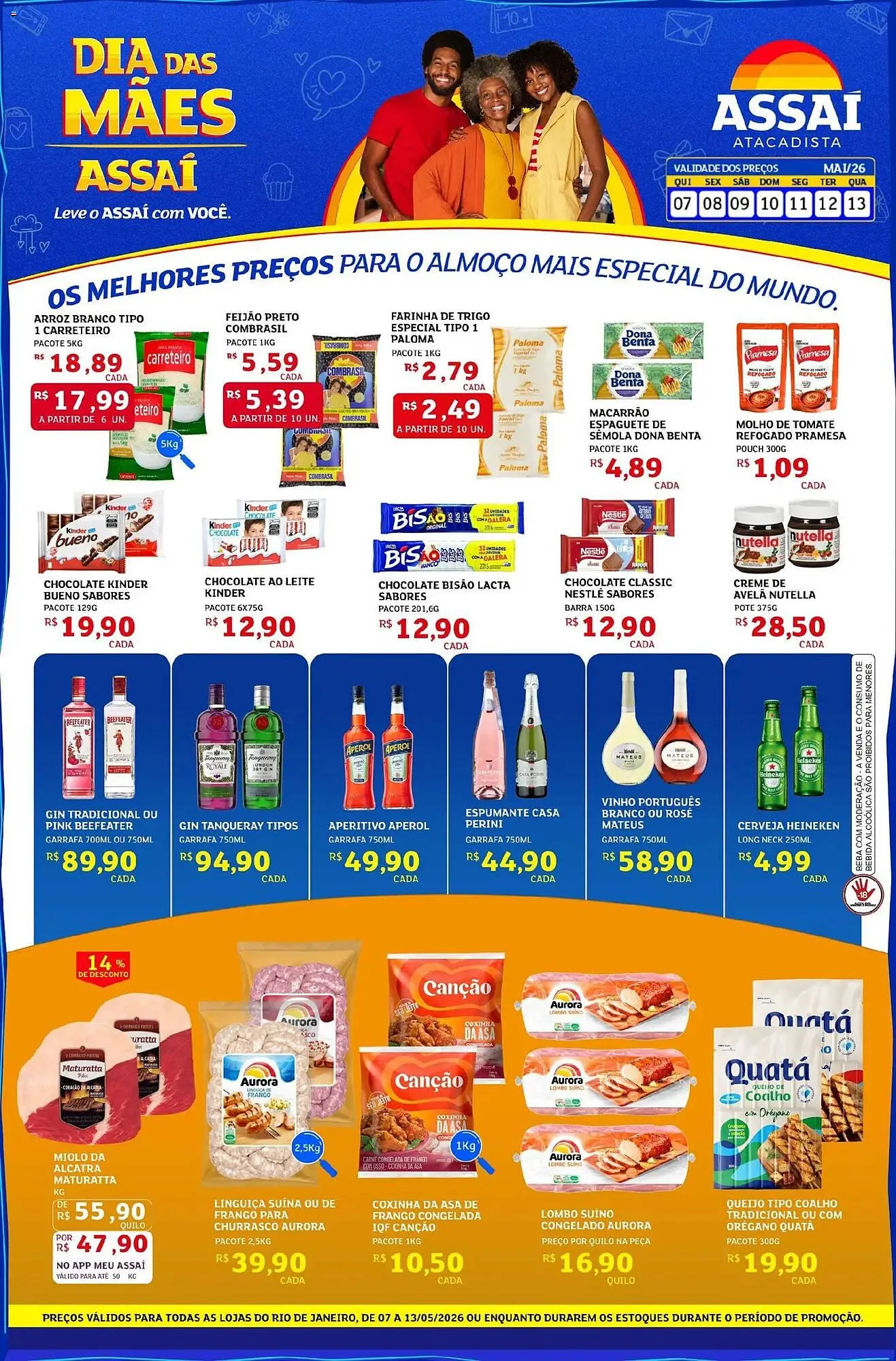Encarte de Encarte Assaí Atacadista 7 de maio até 13 de maio 2026 - Pagina 1