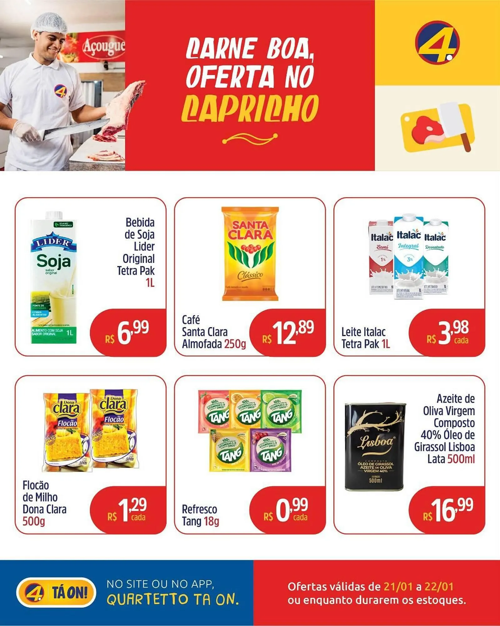 Encarte de Catálogo Quartetto Supermercados 21 de janeiro até 22 de janeiro 2026 - Pagina 3