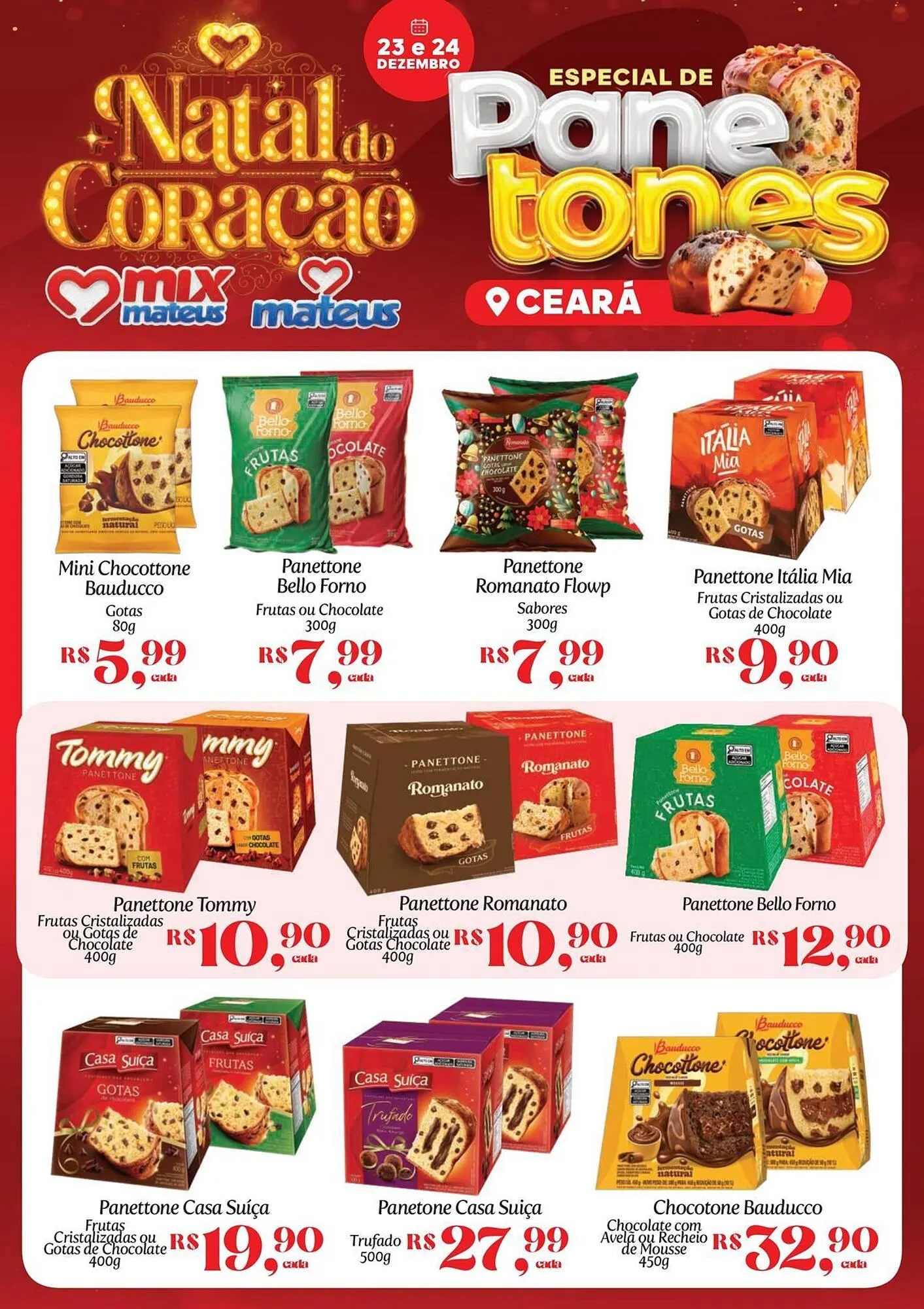 Encarte de Catálogo Supermercados Mateus 23 de dezembro até 24 de dezembro 2025 - Pagina 1