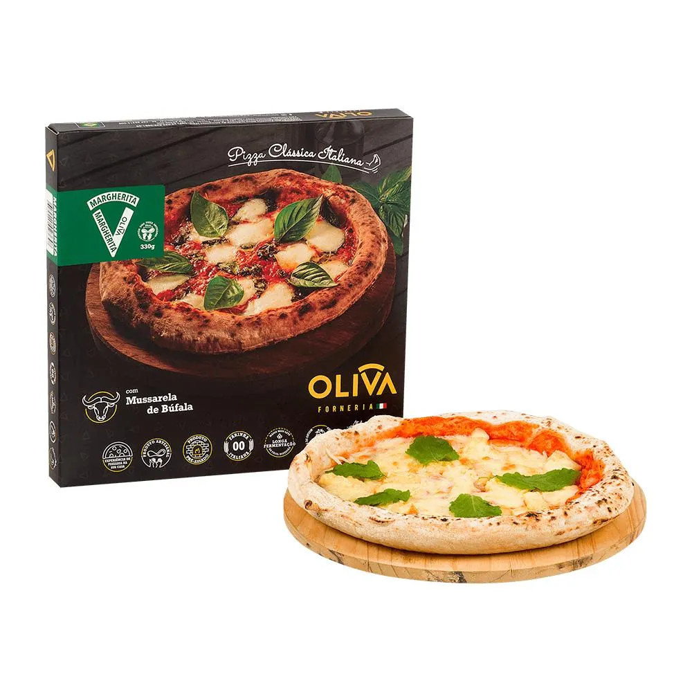 Pizza Congelada Marguerita Oliva 330 G | Oba Hortifruti