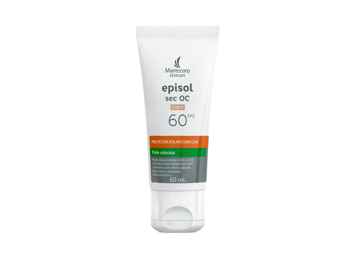 Protetor Solar Episol Sec Oc FPS60 Claro 60ml