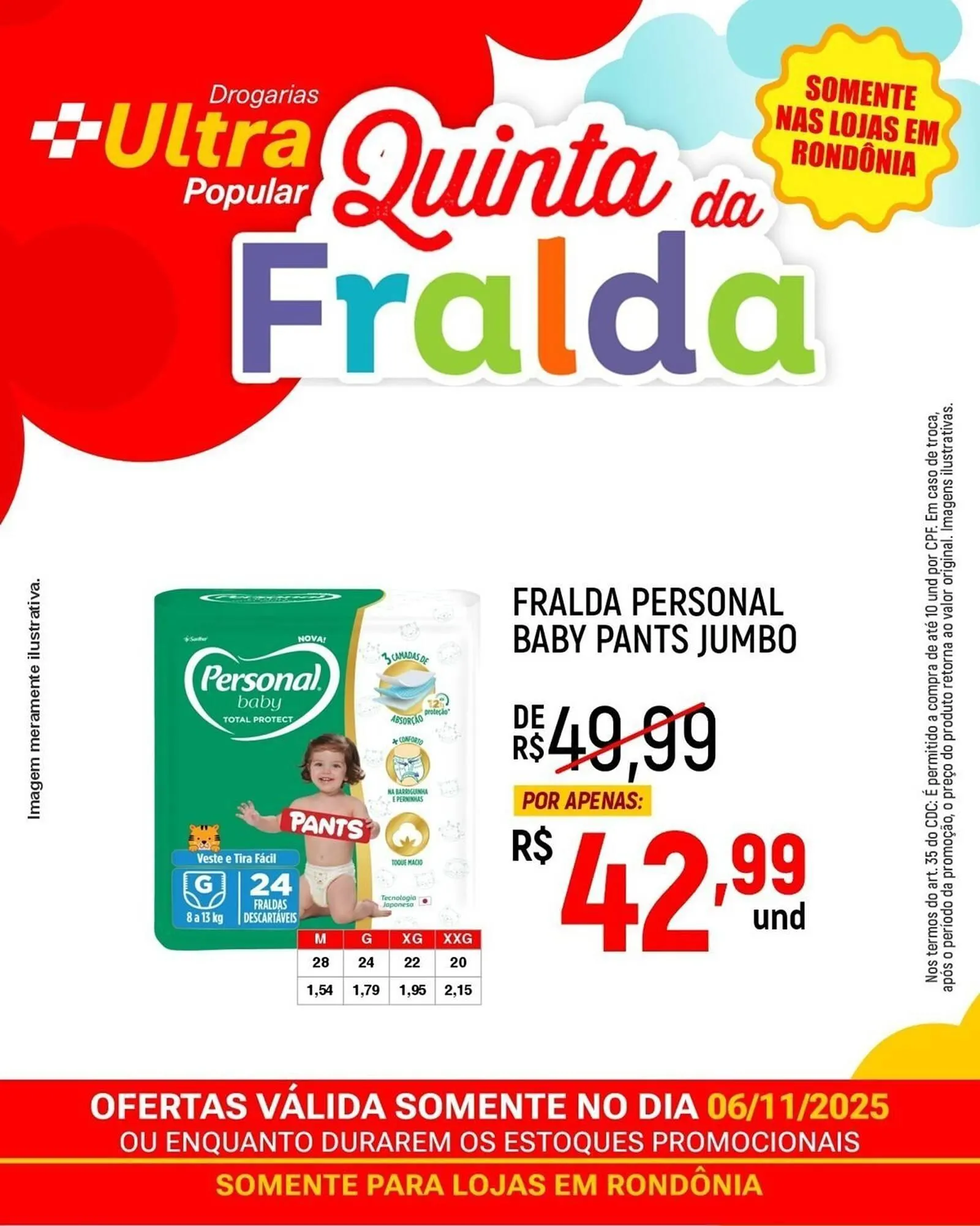 Encarte de Catálogo Drogarias Ultra Popular 6 de novembro até 6 de novembro 2025 - Pagina 3