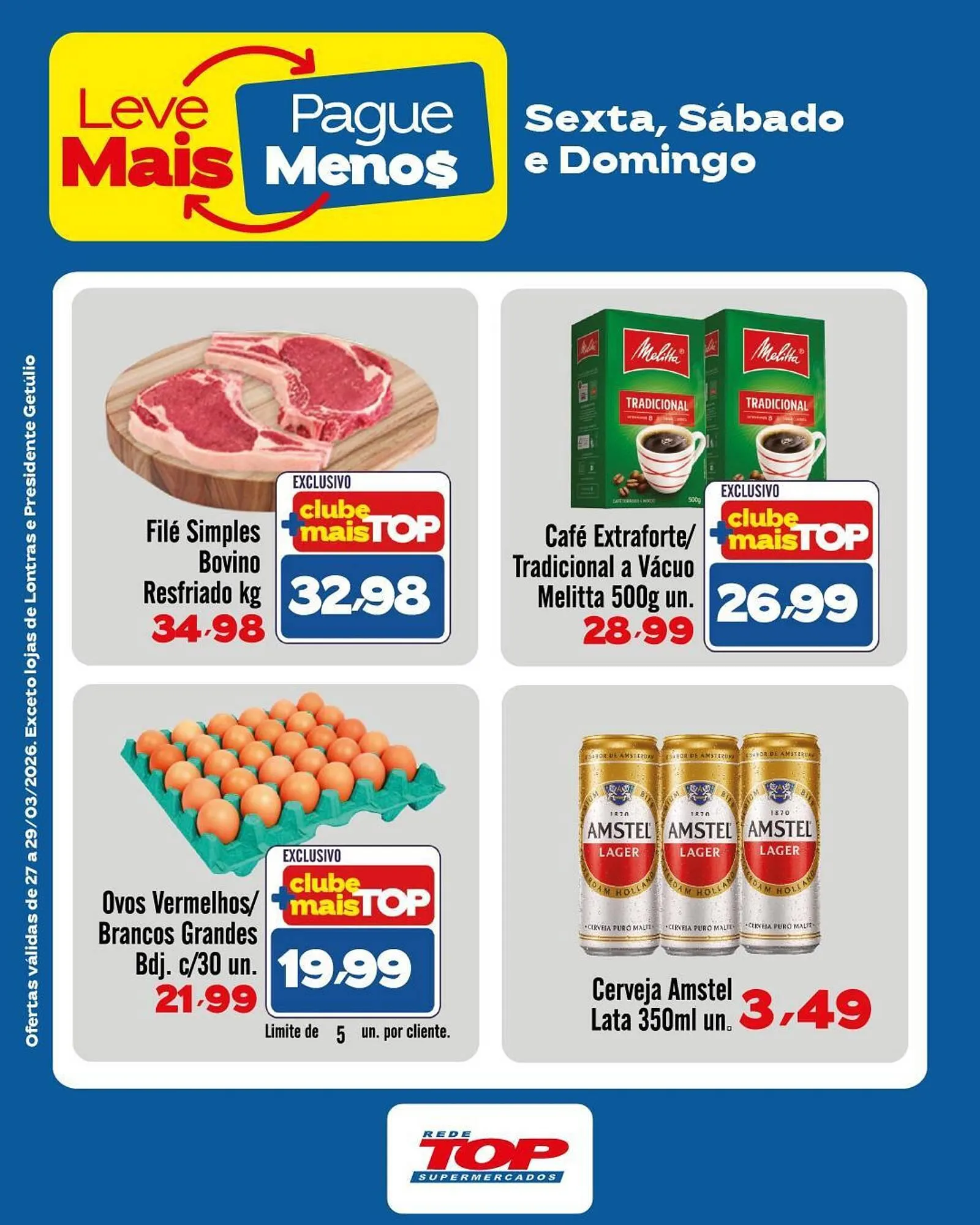 Encarte de Encarte Rede Top 27 de março até 29 de março 2026 - Pagina 1