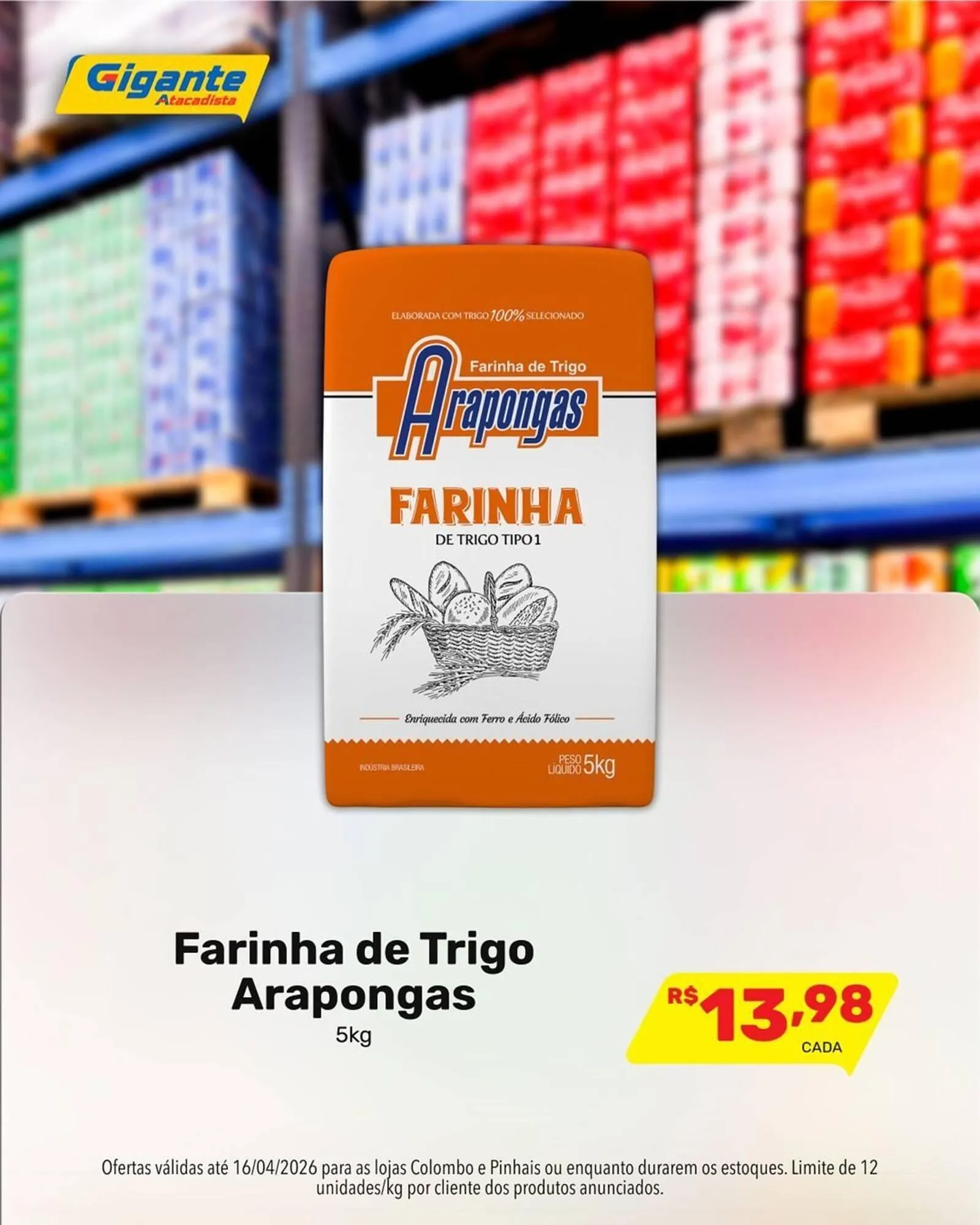Encarte de Encarte Gigante Atacadista 16 de abril até 16 de abril 2026 - Pagina 1