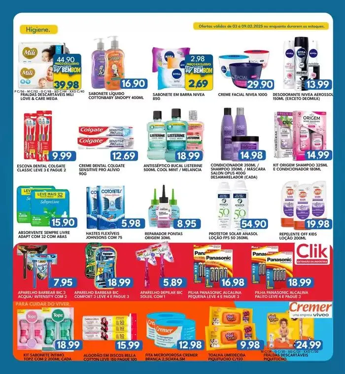 Encarte de Encarte Rancho Bom Supermercados 3 de fevereiro até 9 de fevereiro 2025 - Pagina 2