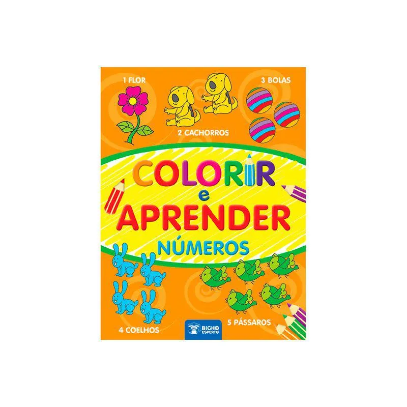 Colorir E Aprender Números - Bicho Esperto