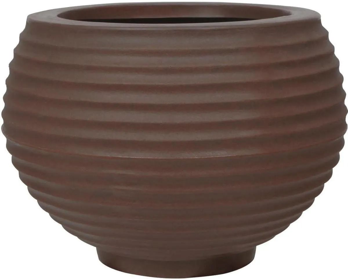 Vaso de Jardim Bromélia Vasart Rusty 26x24cm