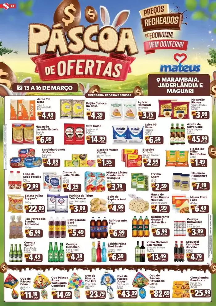 Encarte de Ampla seleção de ofertas 13 de março até 16 de março 2025 - Pagina 1
