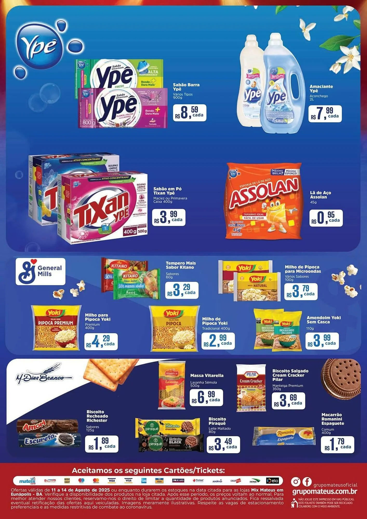 Encarte de Catálogo Supermercados Mateus 11 de agosto até 14 de agosto 2025 - Pagina 4