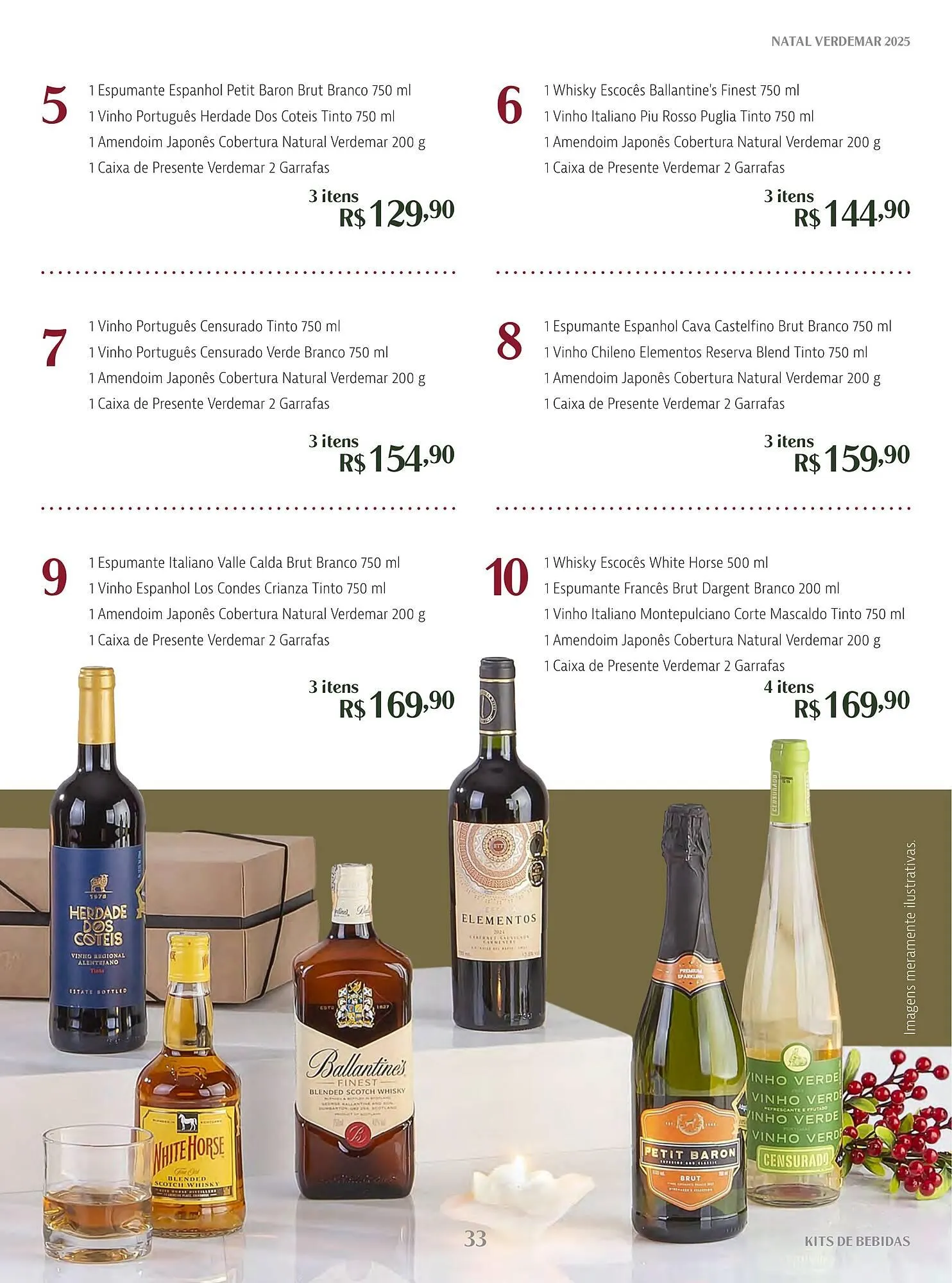 Encarte de Catálogo Verdemar Supermercado 1 de dezembro até 25 de dezembro 2025 - Pagina 33