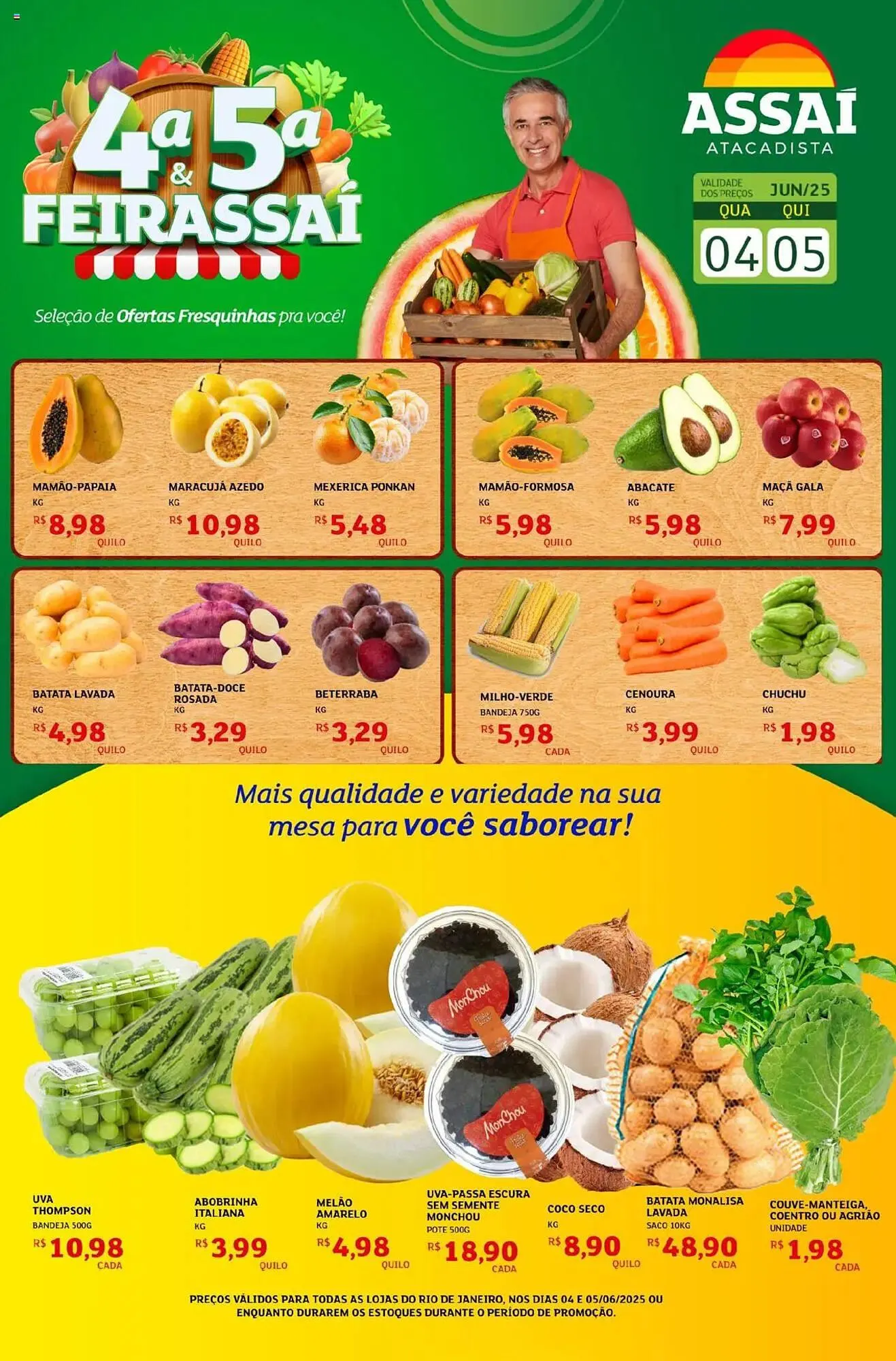 Encarte de Catálogo Assaí Atacadista 4 de junho até 5 de junho 2025 - Pagina 1