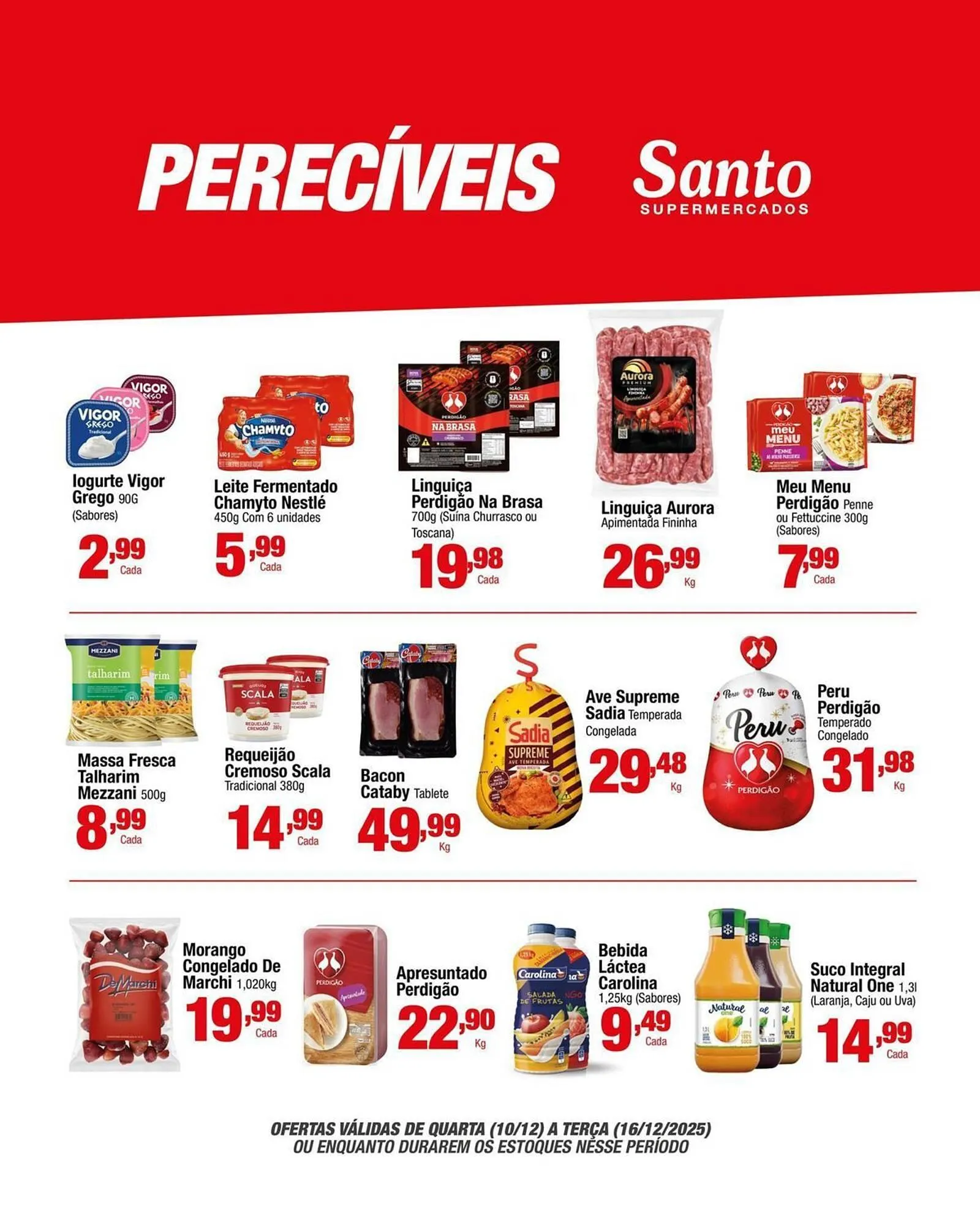 Encarte de Catálogo Santo Supermercados 10 de dezembro até 16 de dezembro 2025 - Pagina 8