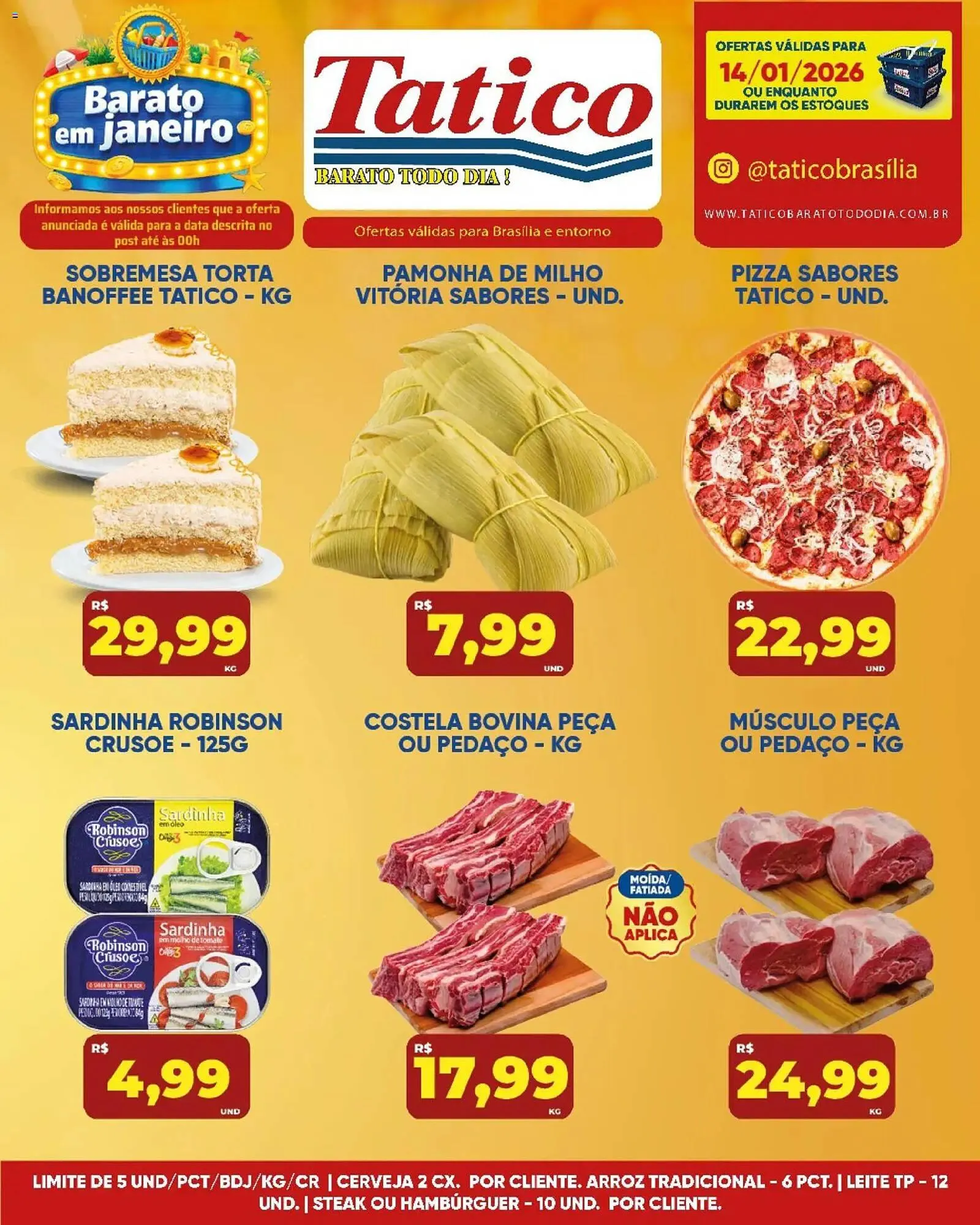 Encarte de Tabloide Tatico 14 de janeiro até 14 de janeiro 2026 - Pagina 9