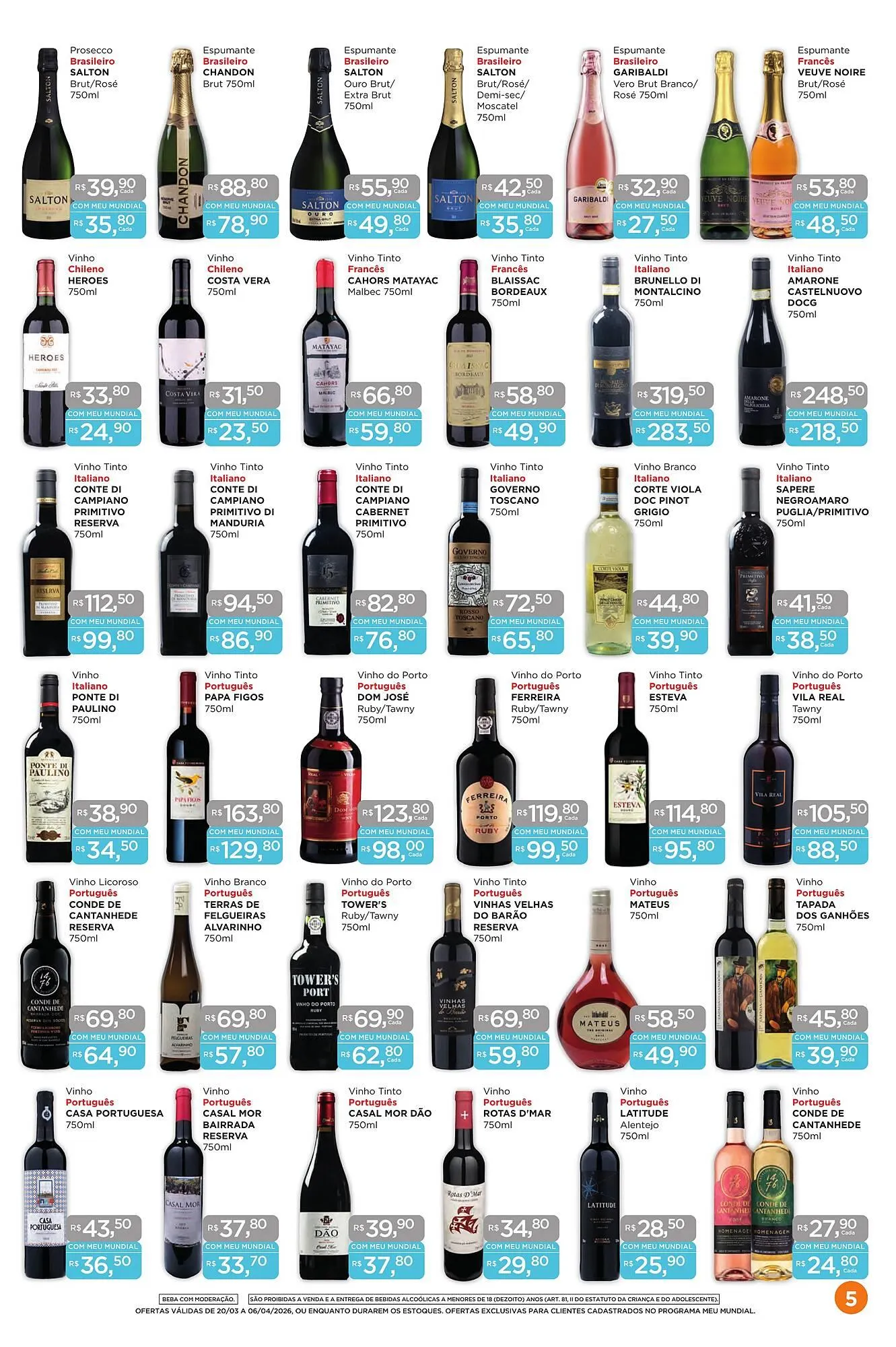 Encarte de Encarte Supermercados Mundial 19 de março até 6 de abril 2026 - Pagina 5