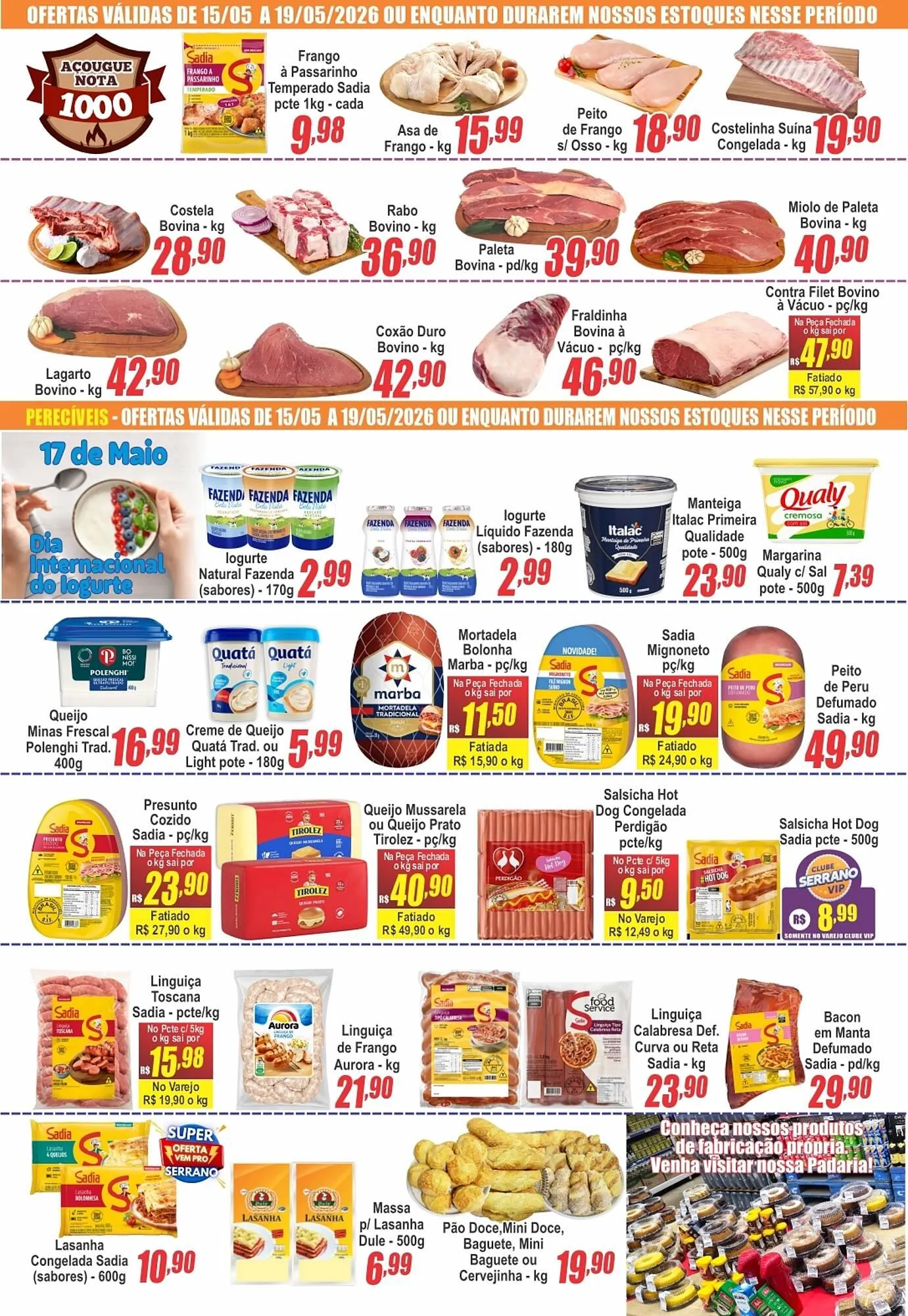 Encarte de Catálogo Serrano Supermercado 12 de maio até 19 de maio 2026 - Pagina 3