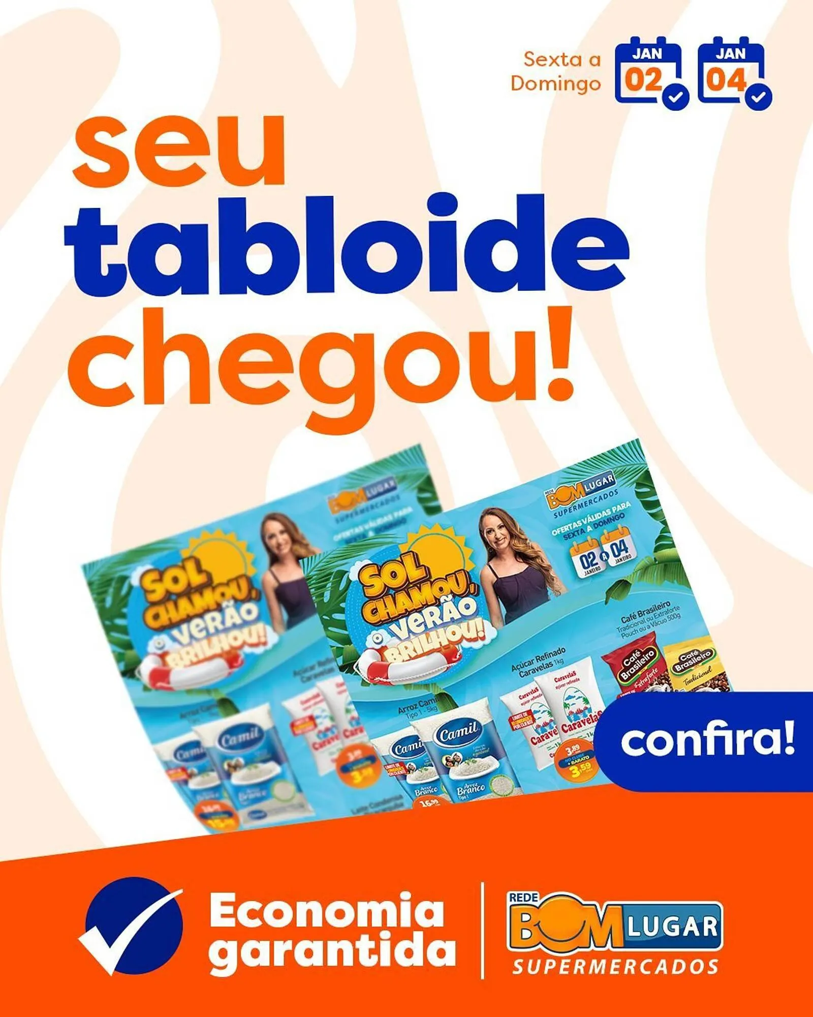 Encarte de Folheto Rede Bom Lugar 2 de janeiro até 4 de janeiro 2026 - Pagina 1