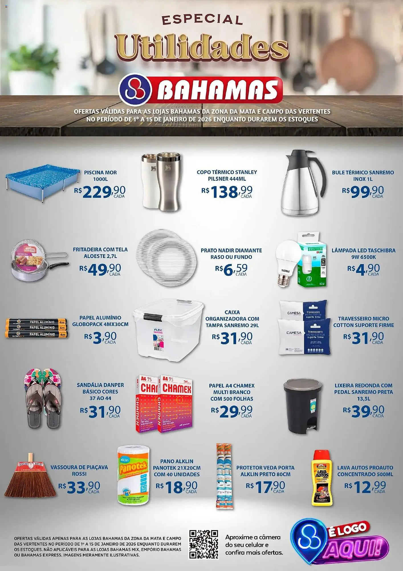 Encarte de Catálogo Bahamas Supermercados 1 de janeiro até 15 de janeiro 2026 - Pagina 1