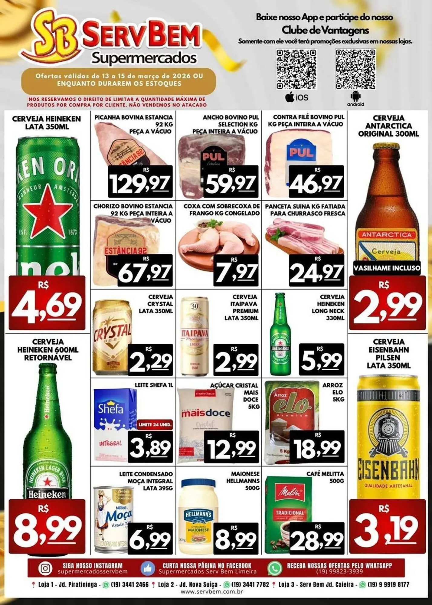 Encarte de Catálogo ServBem 13 de março até 15 de março 2026 - Pagina 1