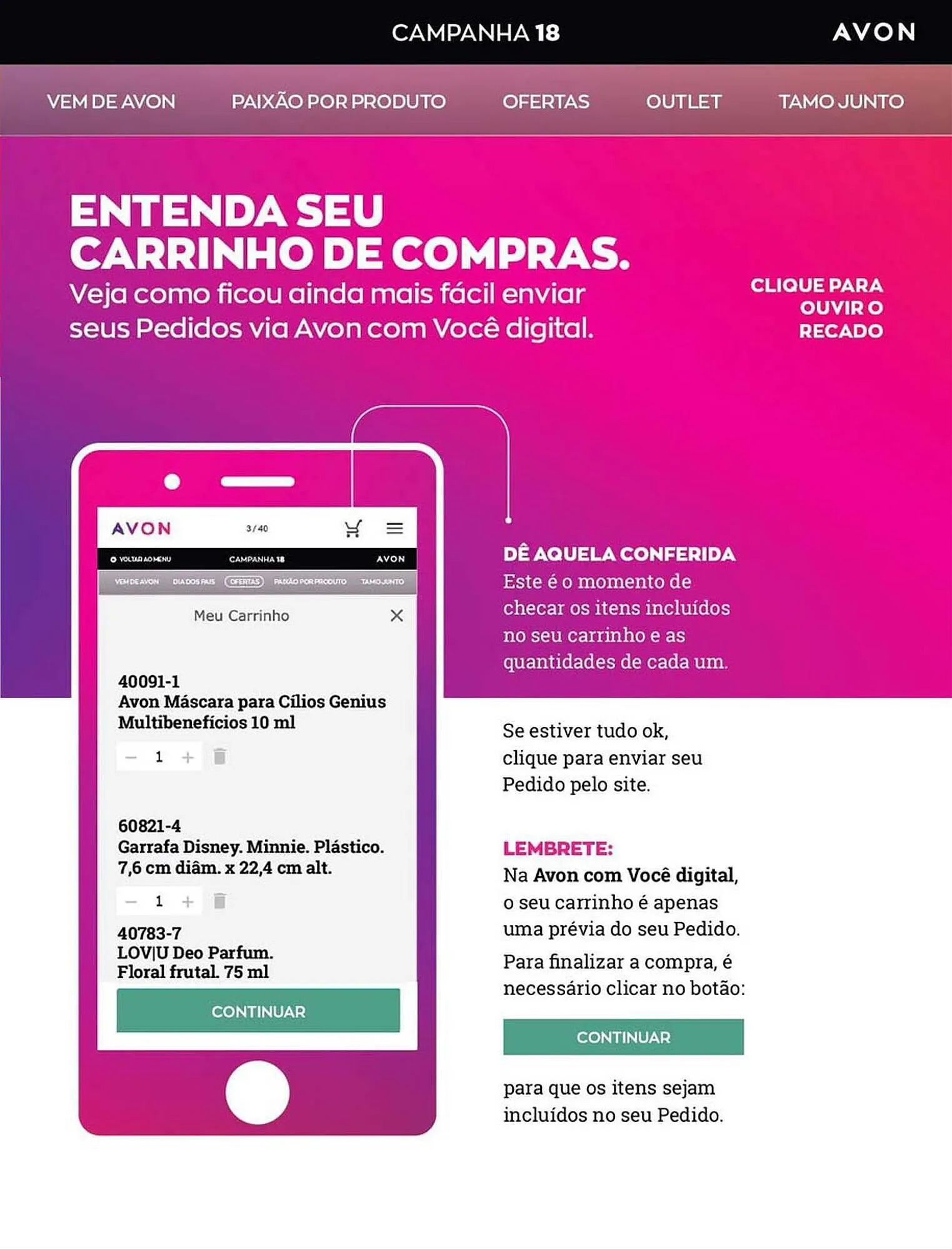 Encarte de Catálogo Avon 22 de junho até 22 de julho 2023 - Pagina 3