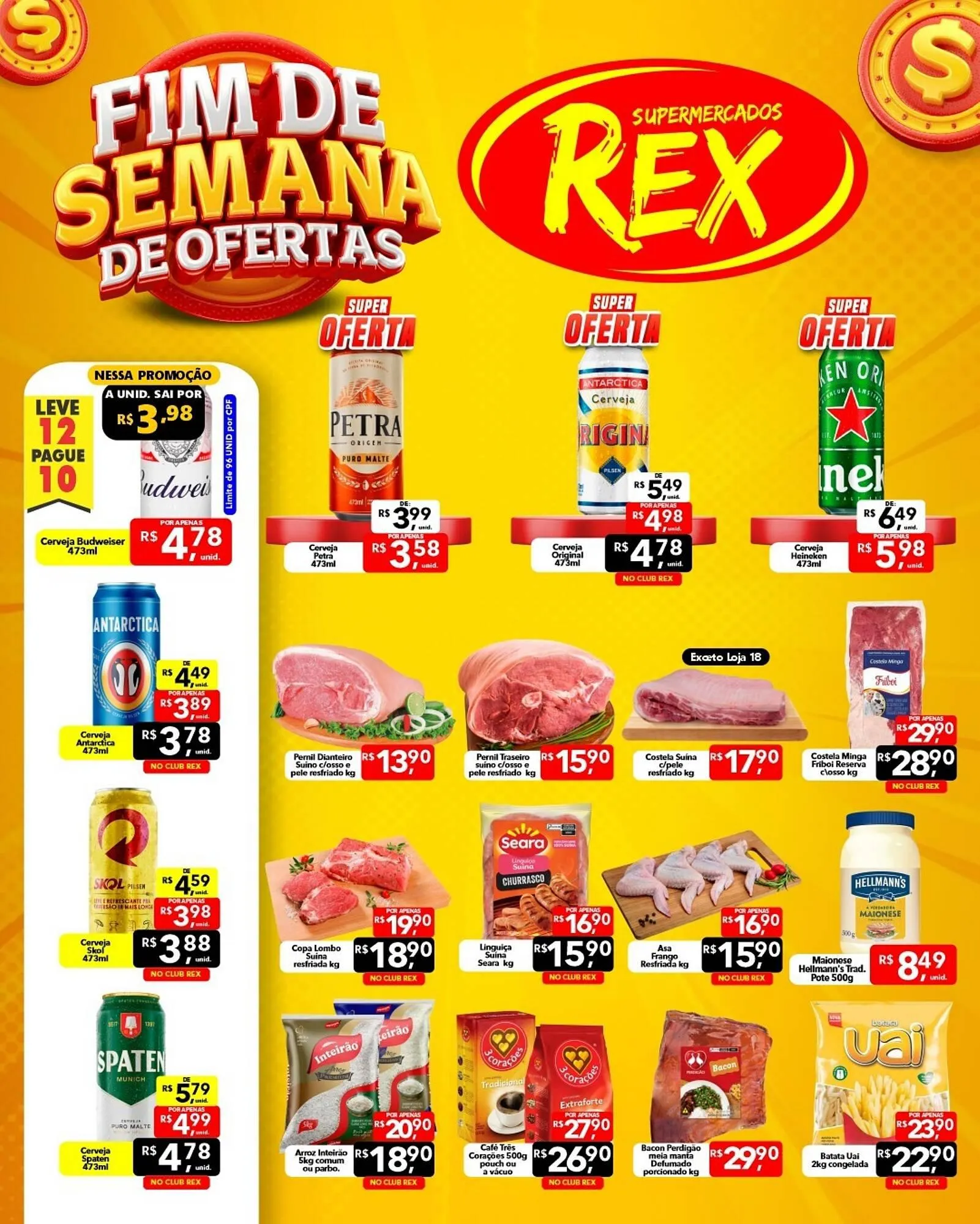 Encarte de Catálogo Supermercados Rex 1 de maio até 3 de maio 2026 - Pagina 1