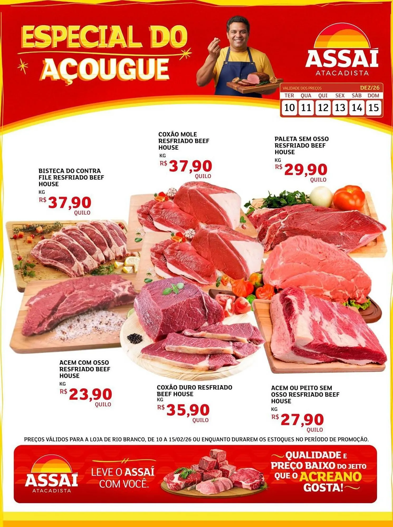Encarte de Encarte Assaí Atacadista 10 de fevereiro até 15 de fevereiro 2026 - Pagina 1