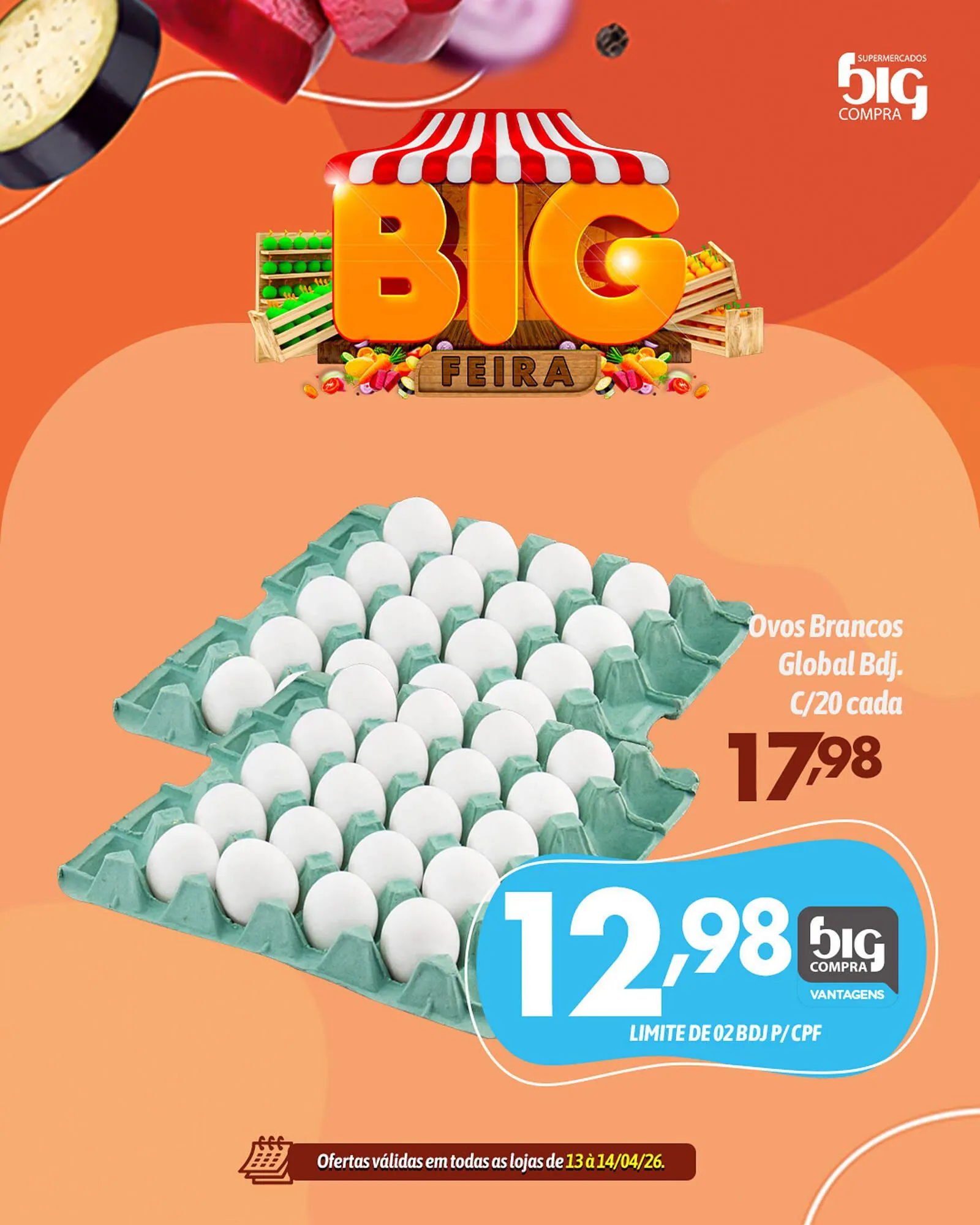 Encarte de Catálogo Supermercados Big Compra 13 de abril até 14 de abril 2026 - Pagina 4