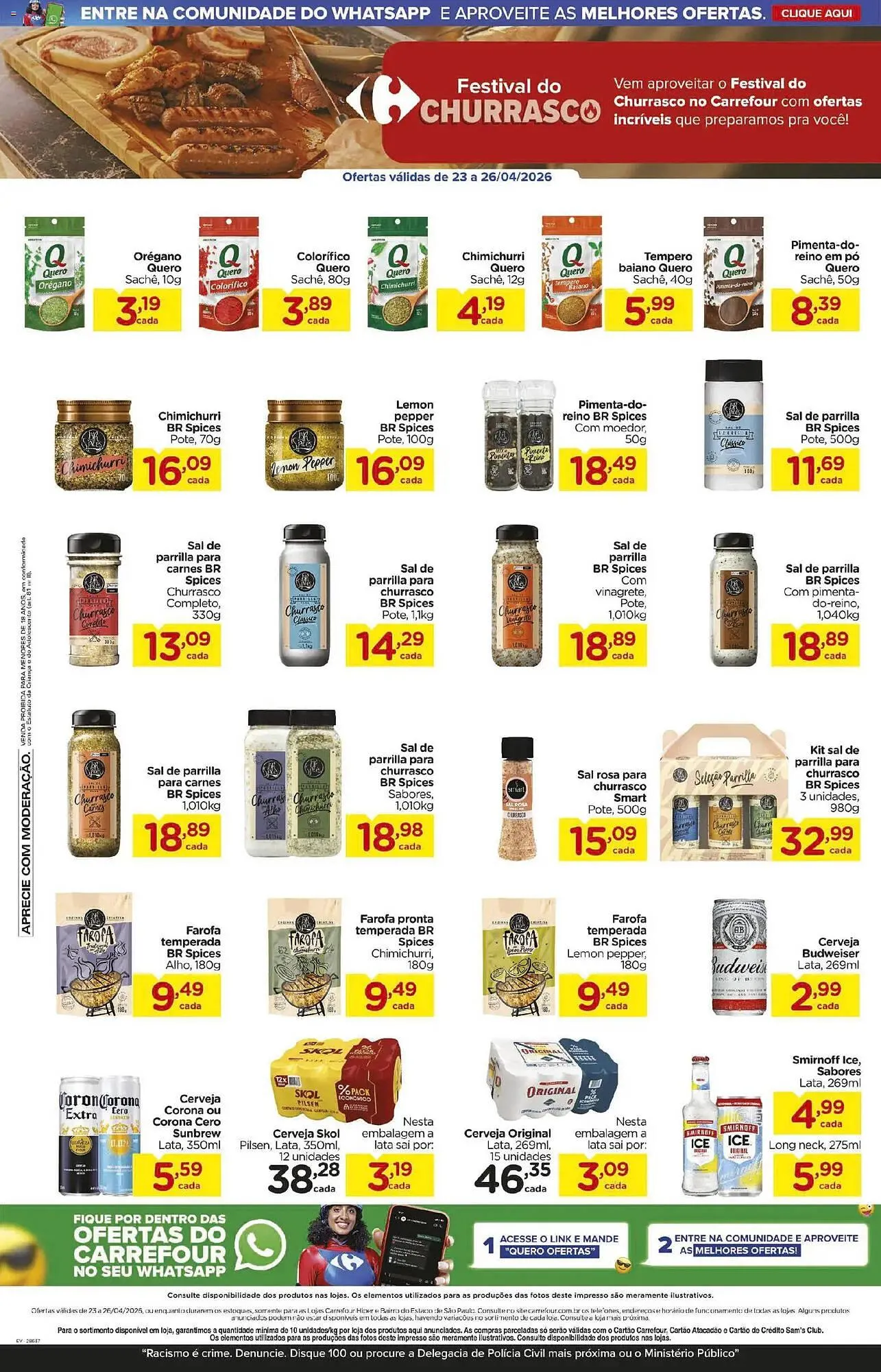 Encarte de Folheto Carrefour 23 de abril até 26 de abril 2026 - Pagina 2