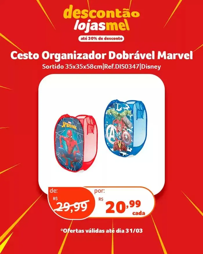 Encarte de Descontão Lojas Mel 17 de março até 31 de março 2025 - Pagina 6