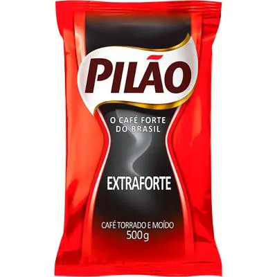 Café Torrado e Moído Extra Forte (em pó) almofada 500g - Pilão