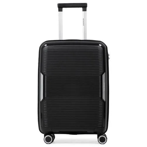 Mala De Bordo de Polipropileno 4 Rodas Malta Preto