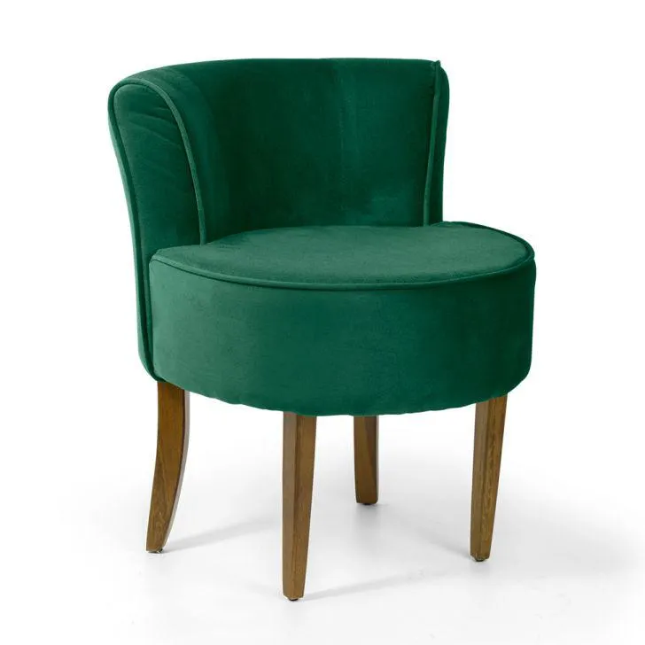 Poltrona Gil com Pé Palito Verde