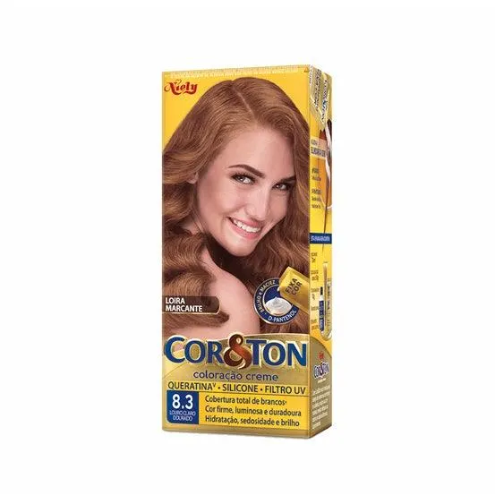 Tintura Cor & Ton 8.3 Louro Claro Dourado