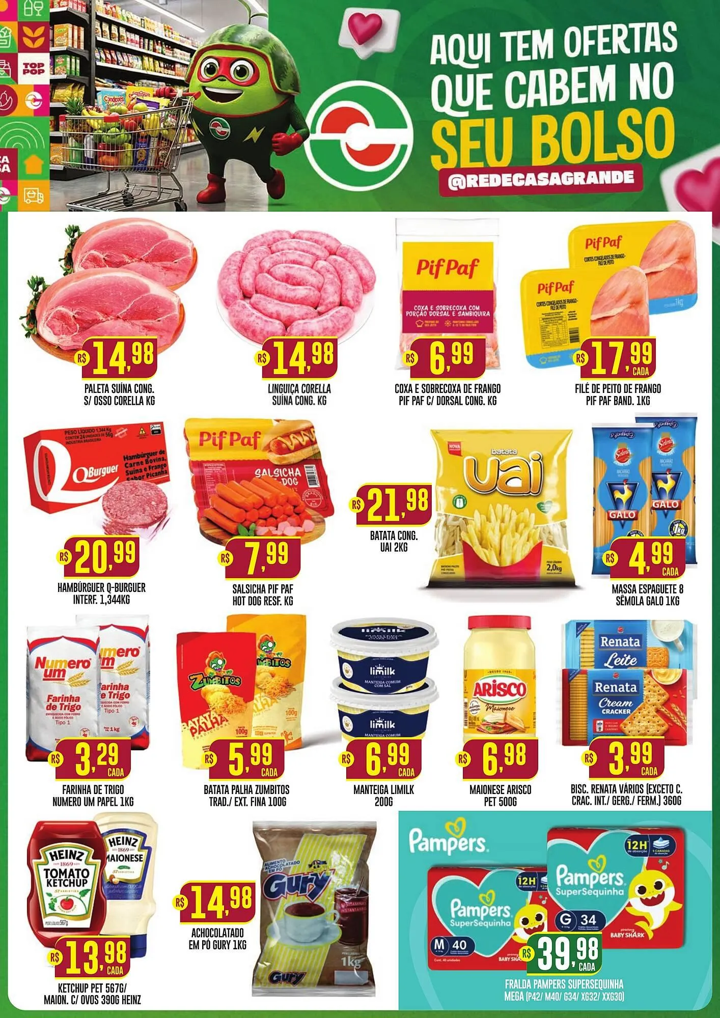 Encarte de Catálogo Casagrande Supermercados 20 de abril até 2 de maio 2026 - Pagina 1