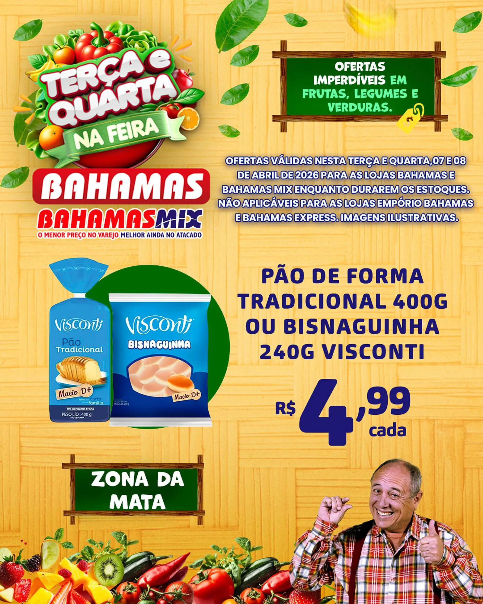 Encarte de Catálogo Bahamas Supermercados 7 de abril até 8 de abril 2026 - Pagina 4