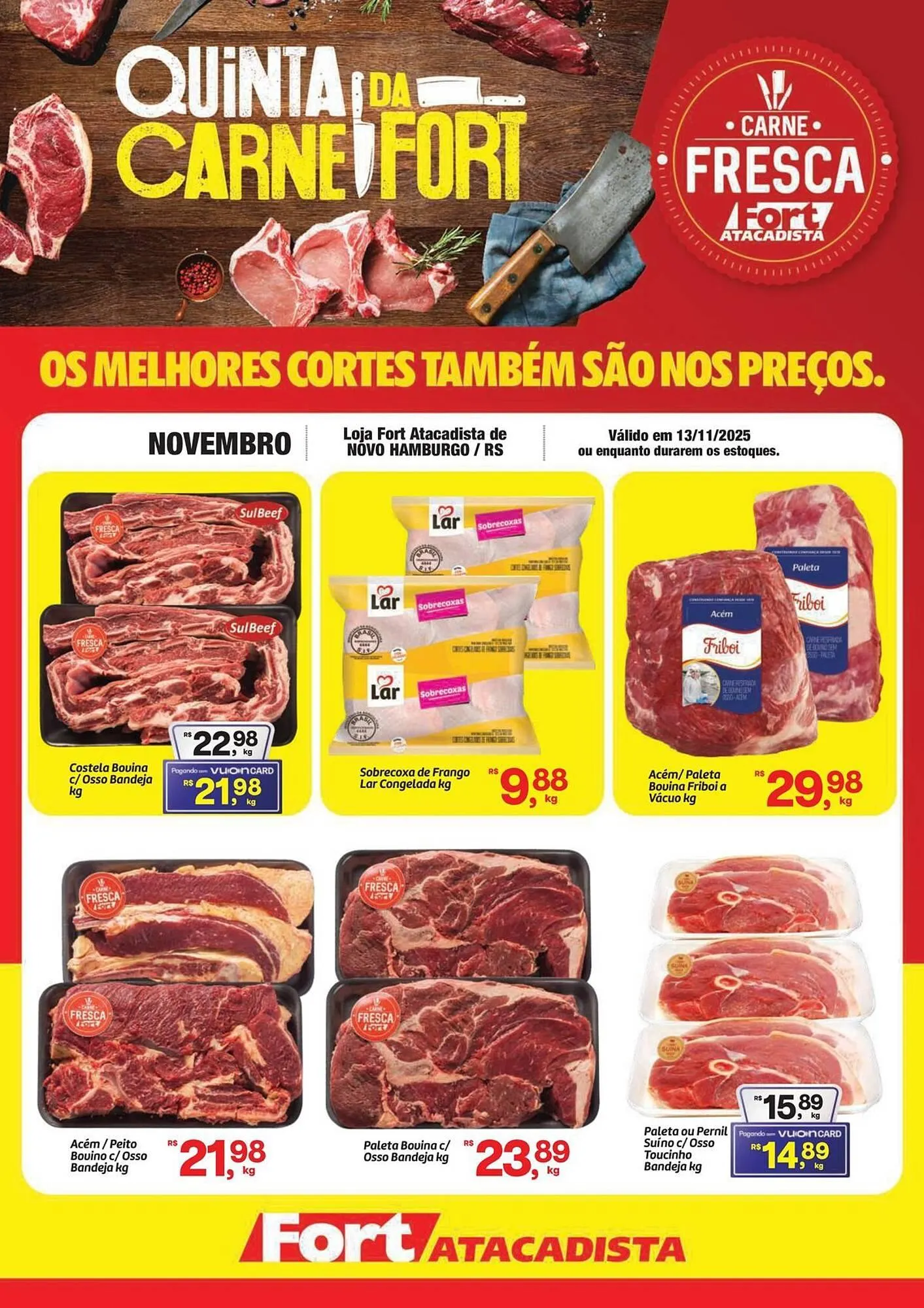 Encarte de Tabloide Fort Atacadista 13 de novembro até 13 de novembro 2025 - Pagina 1