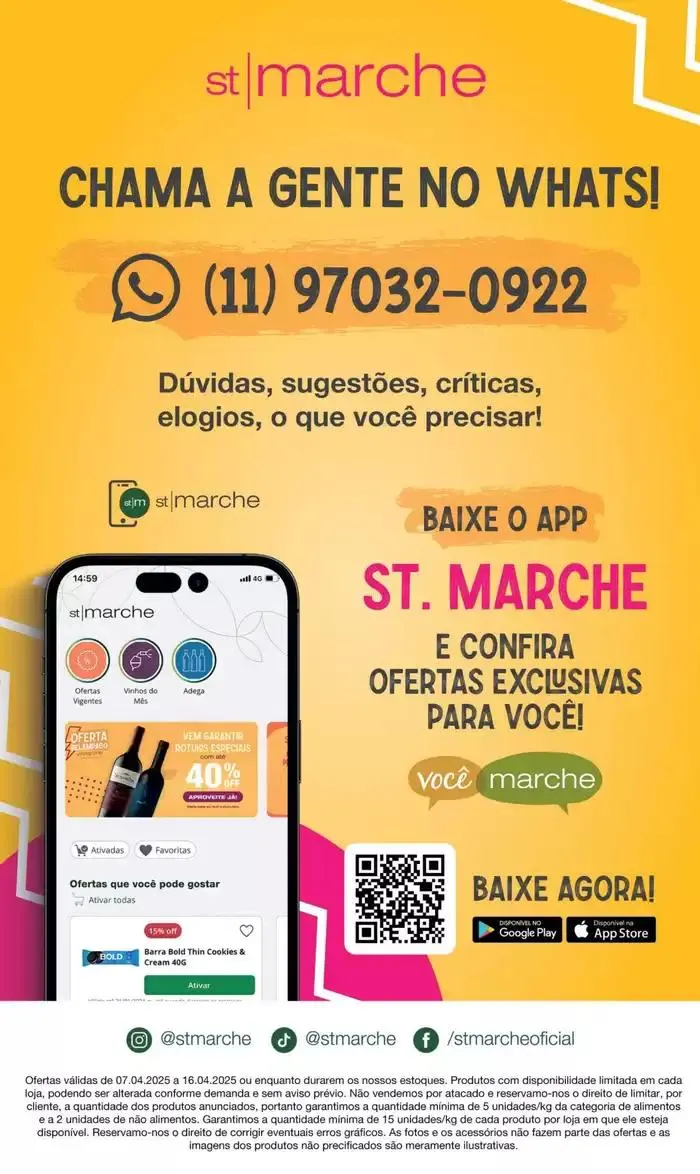 Encarte de Ofertas St Marche 10 de abril até 16 de abril 2025 - Pagina 19