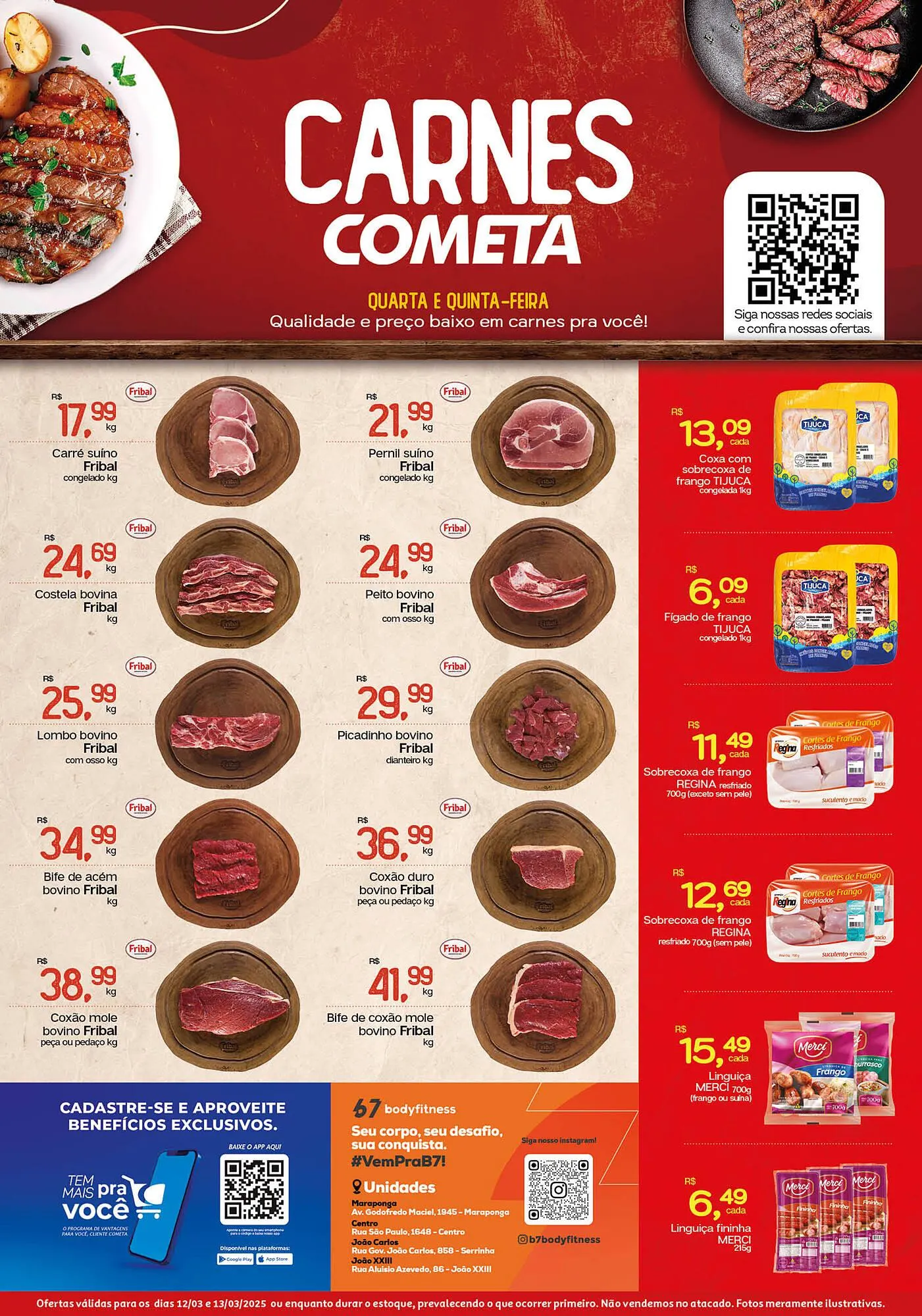 Encarte de Catálogo Cometa Supermercados 12 de março até 13 de março 2025 - Pagina 1