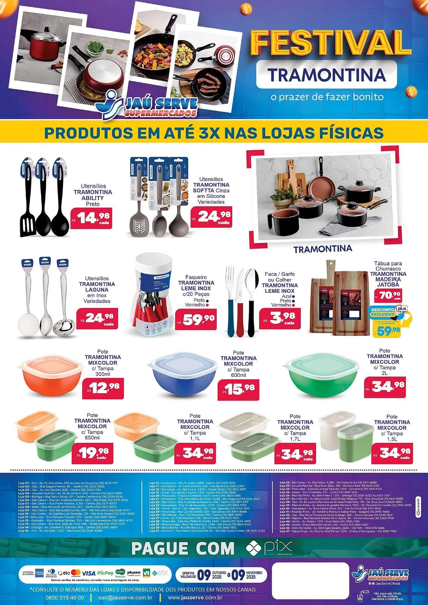 Encarte de Catálogo Supermercados Jau Serve 13 de outubro até 9 de novembro 2025 - Pagina 2