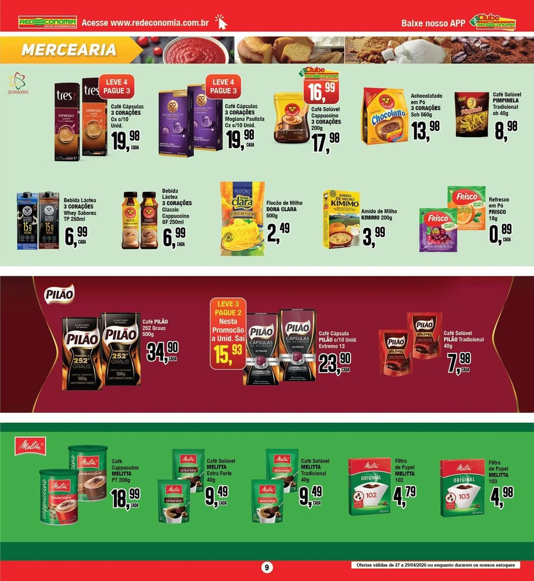 Encarte de Encarte Rede Economia 27 de abril até 28 de abril 2026 - Pagina 9