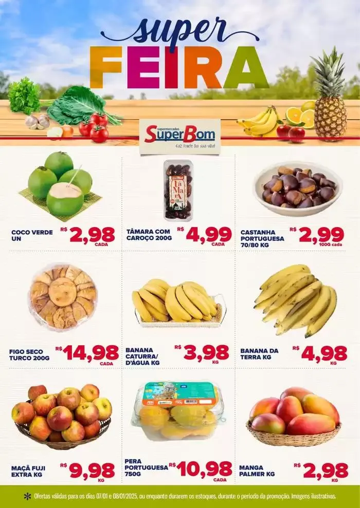Encarte de Encarte Super Feira 7 de janeiro até 8 de janeiro 2025 - Pagina 1