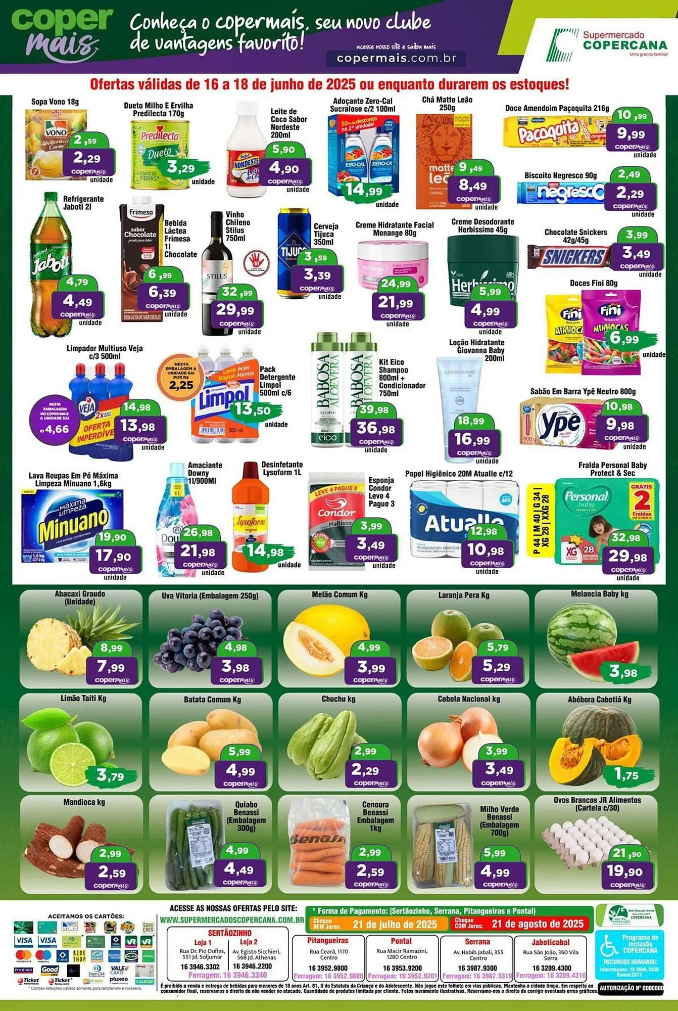 Encarte de Catálogo Copercana 16 de junho até 18 de junho 2025 - Pagina 2