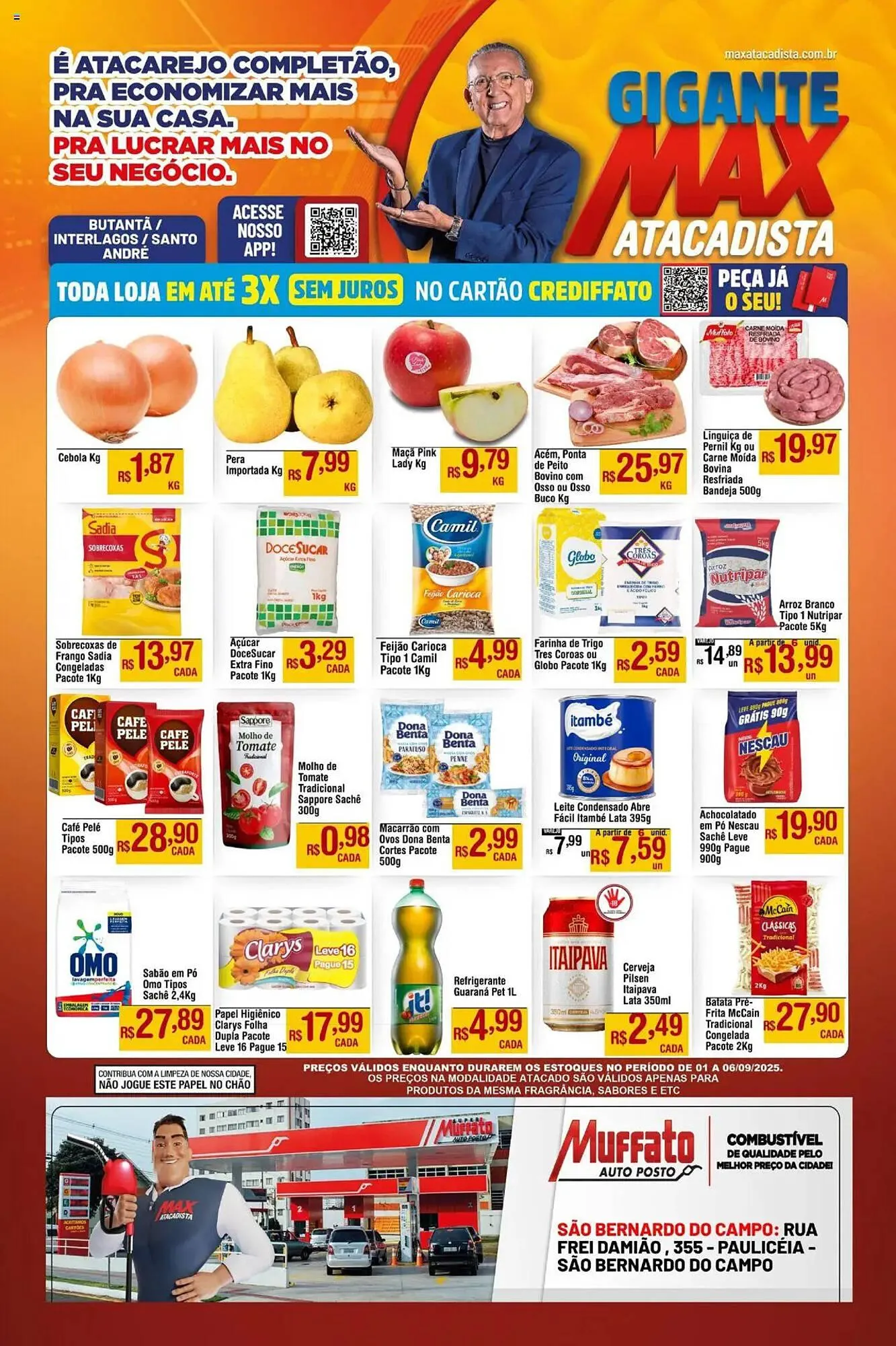Encarte de encarte Max Atacadista 1 de setembro até 6 de setembro 2025 - Pagina 1