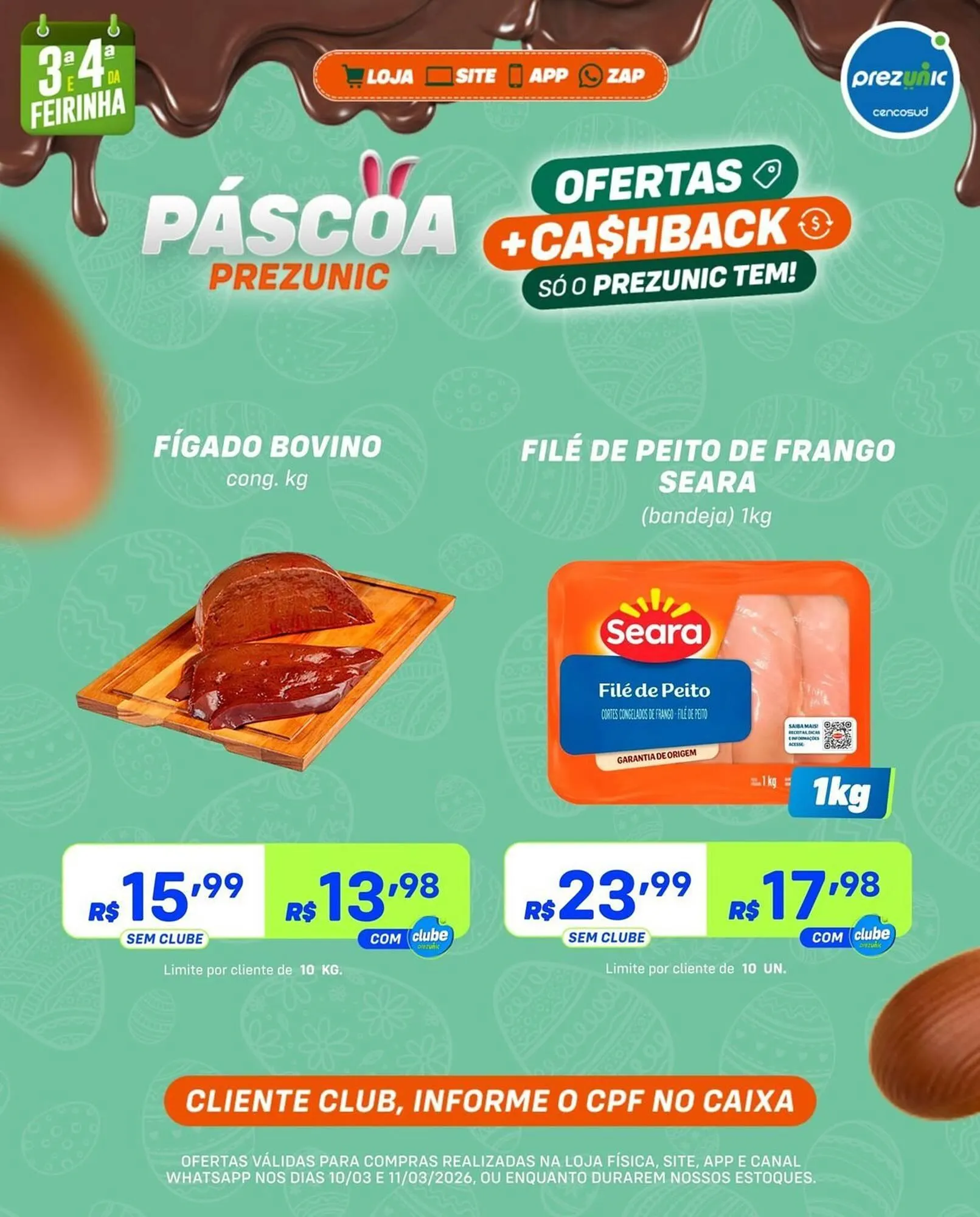 Encarte de Encarte Prezunic 10 de março até 11 de março 2026 - Pagina 3