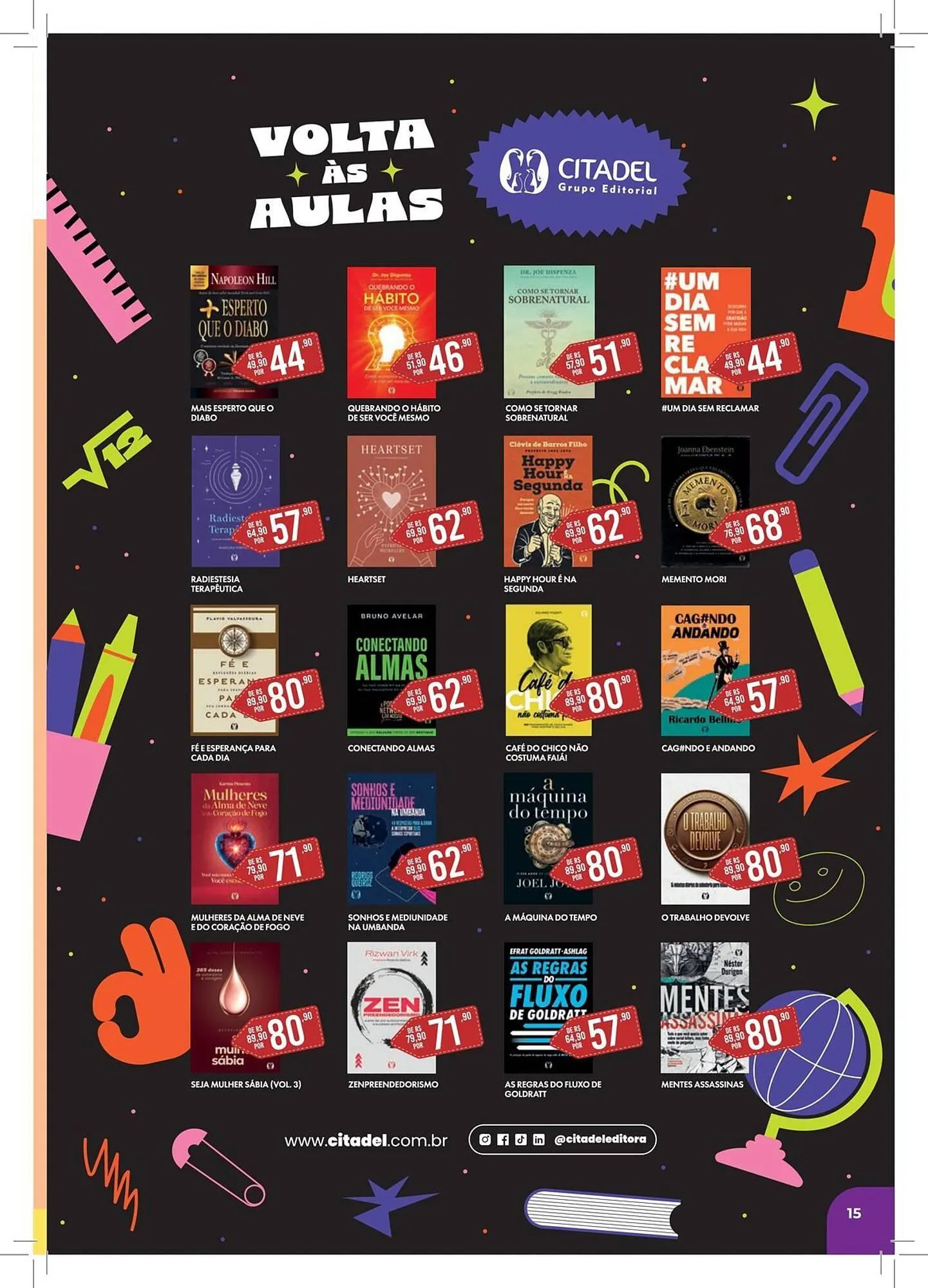 Encarte de Catálogo Livraria Leitura 2 de março até 31 de março 2026 - Pagina 15