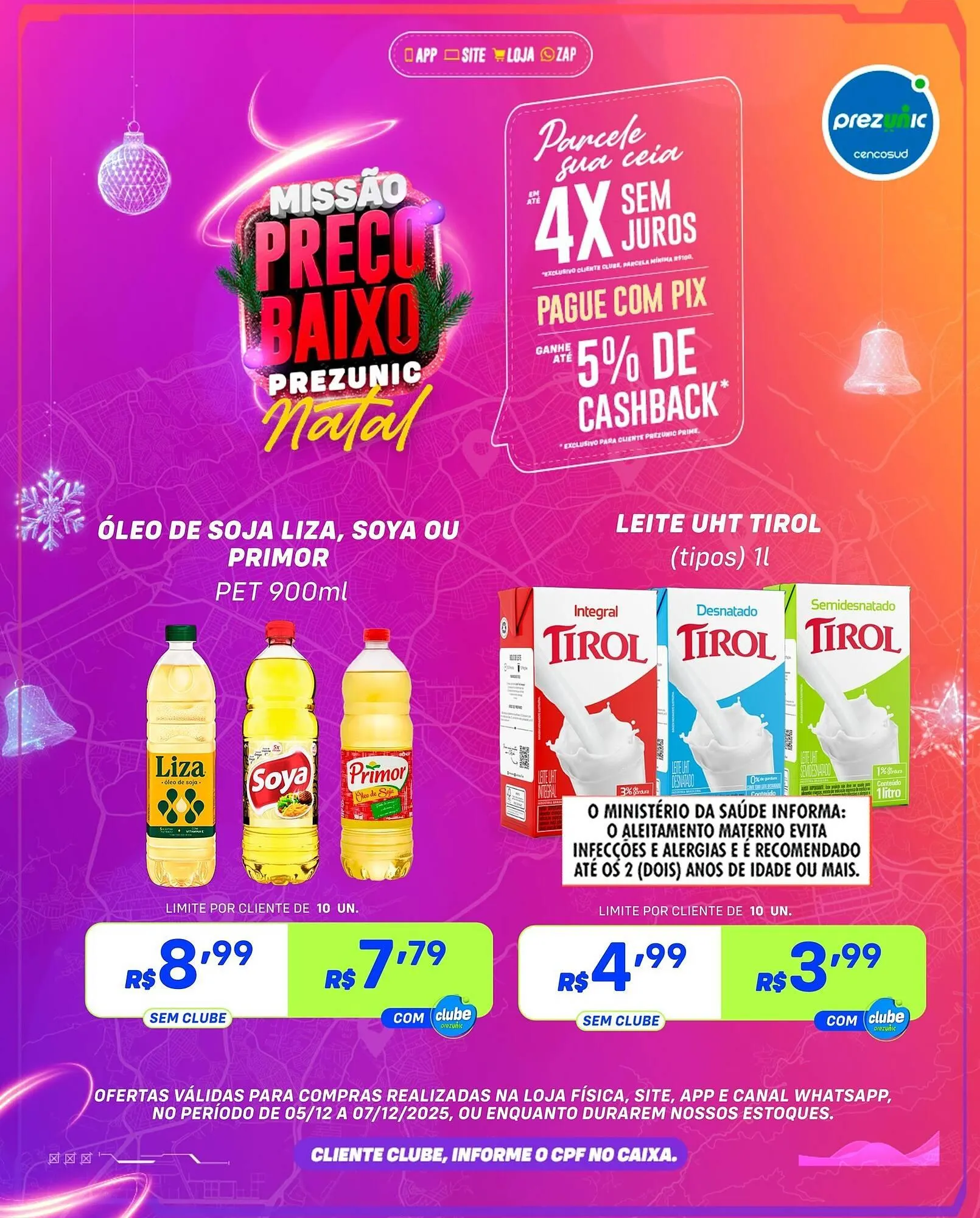 Encarte de Encarte Prezunic 5 de dezembro até 7 de dezembro 2025 - Pagina 5