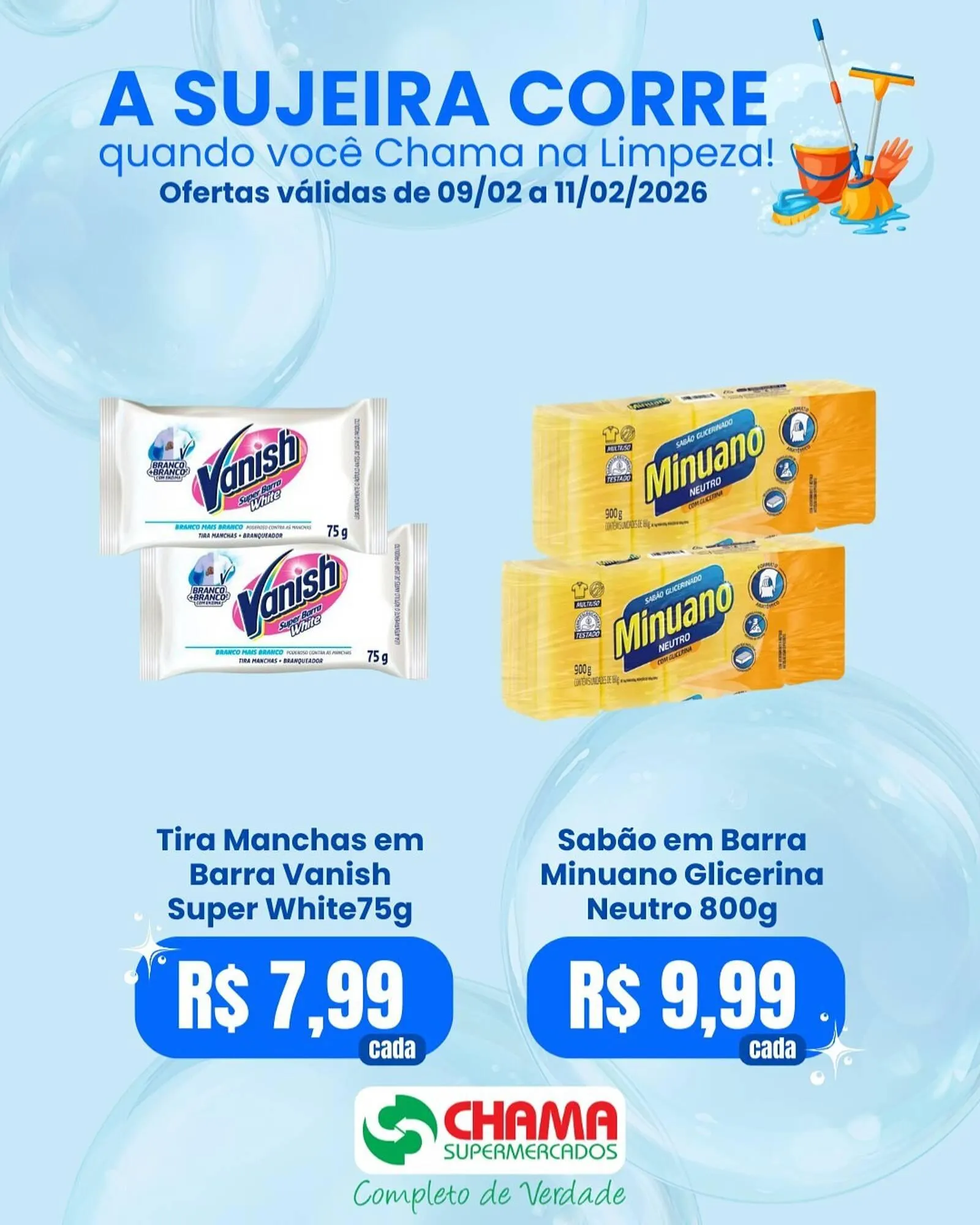 Encarte de Catálogo Chama Supermercados 9 de fevereiro até 11 de fevereiro 2026 - Pagina 3
